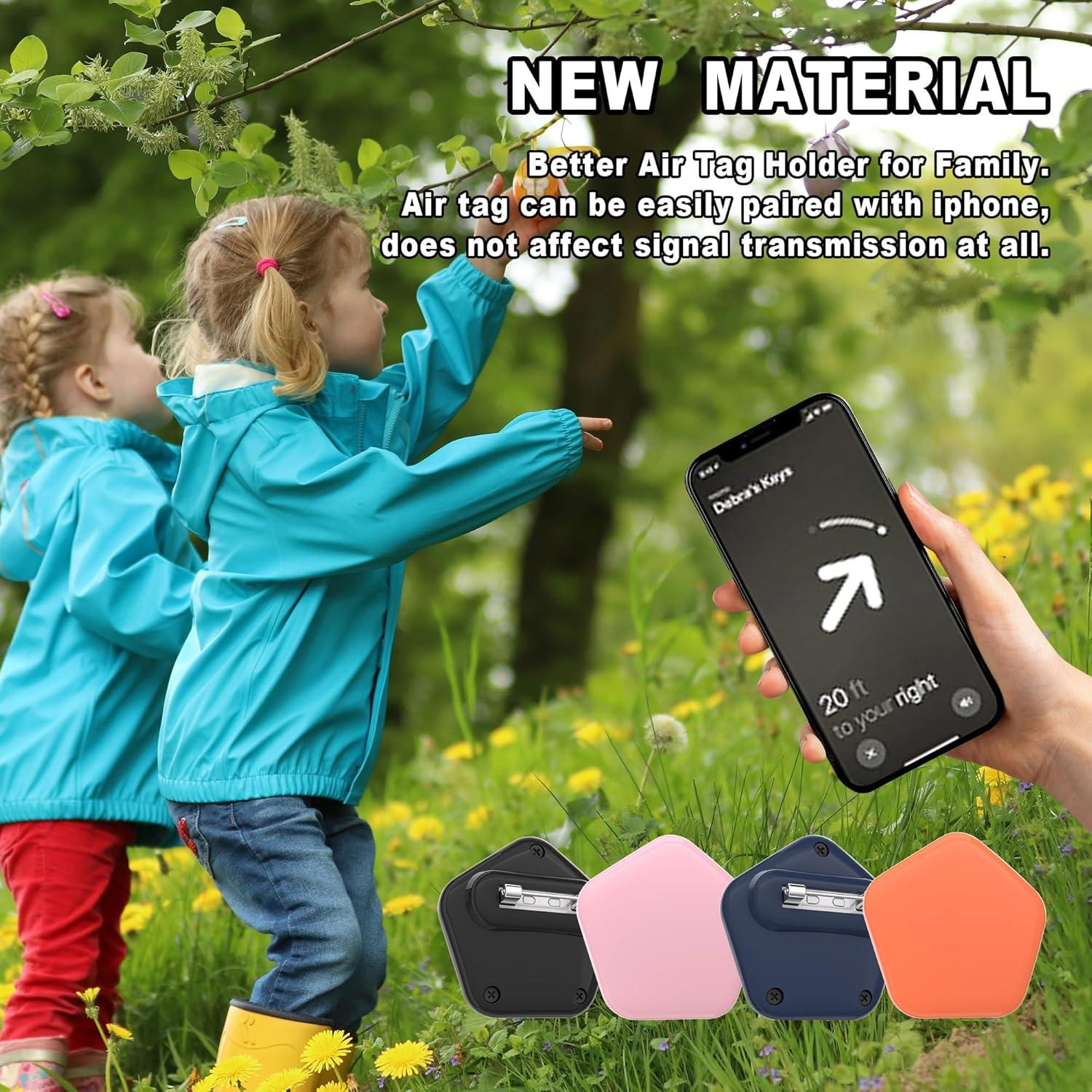 Funda Impermeable para Air Tag Niños ipuplar 4 Pack