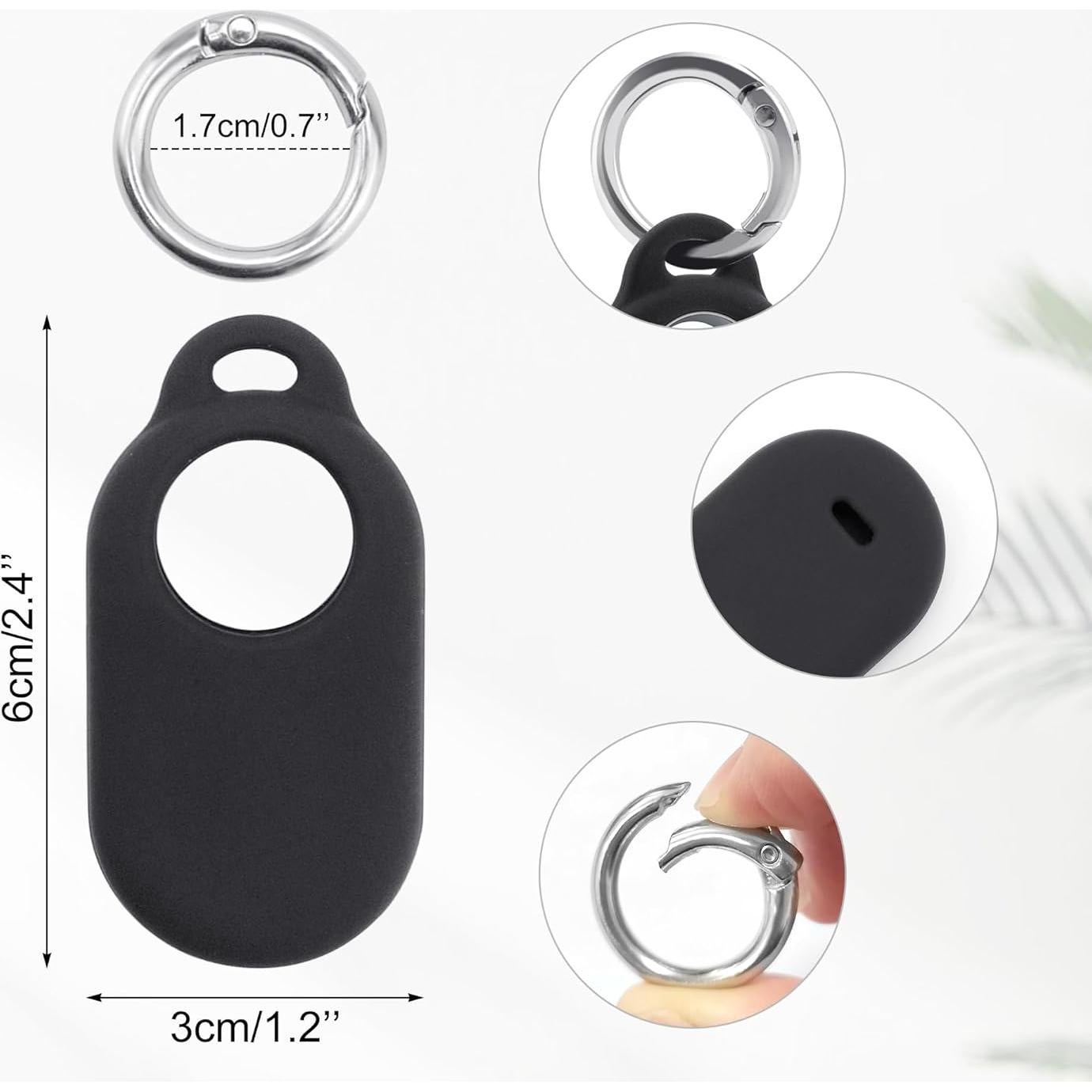 Funda de Silicona BlingKingdom para SmartTag2 - Negro