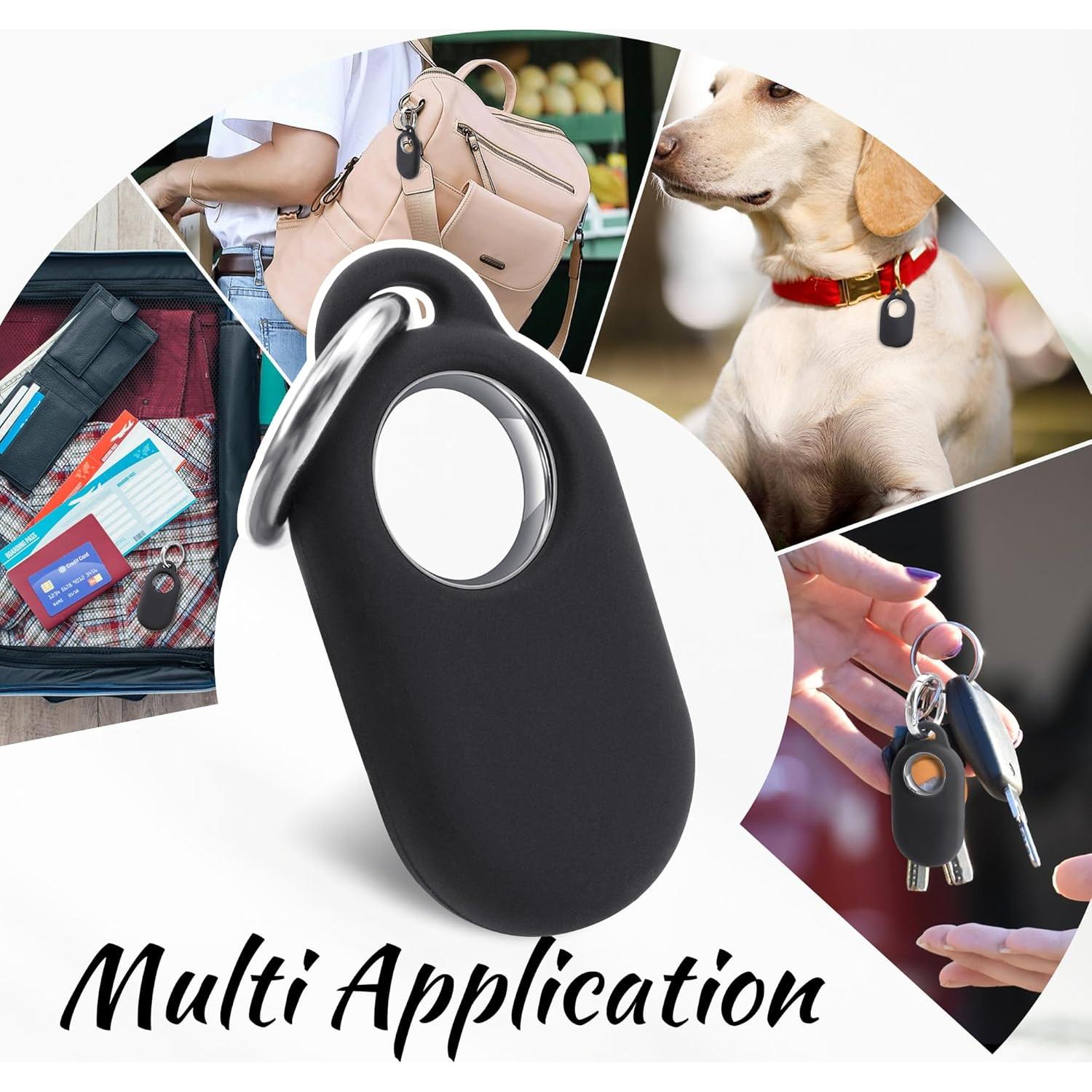 Funda de Silicona BlingKingdom para SmartTag2 - Negro