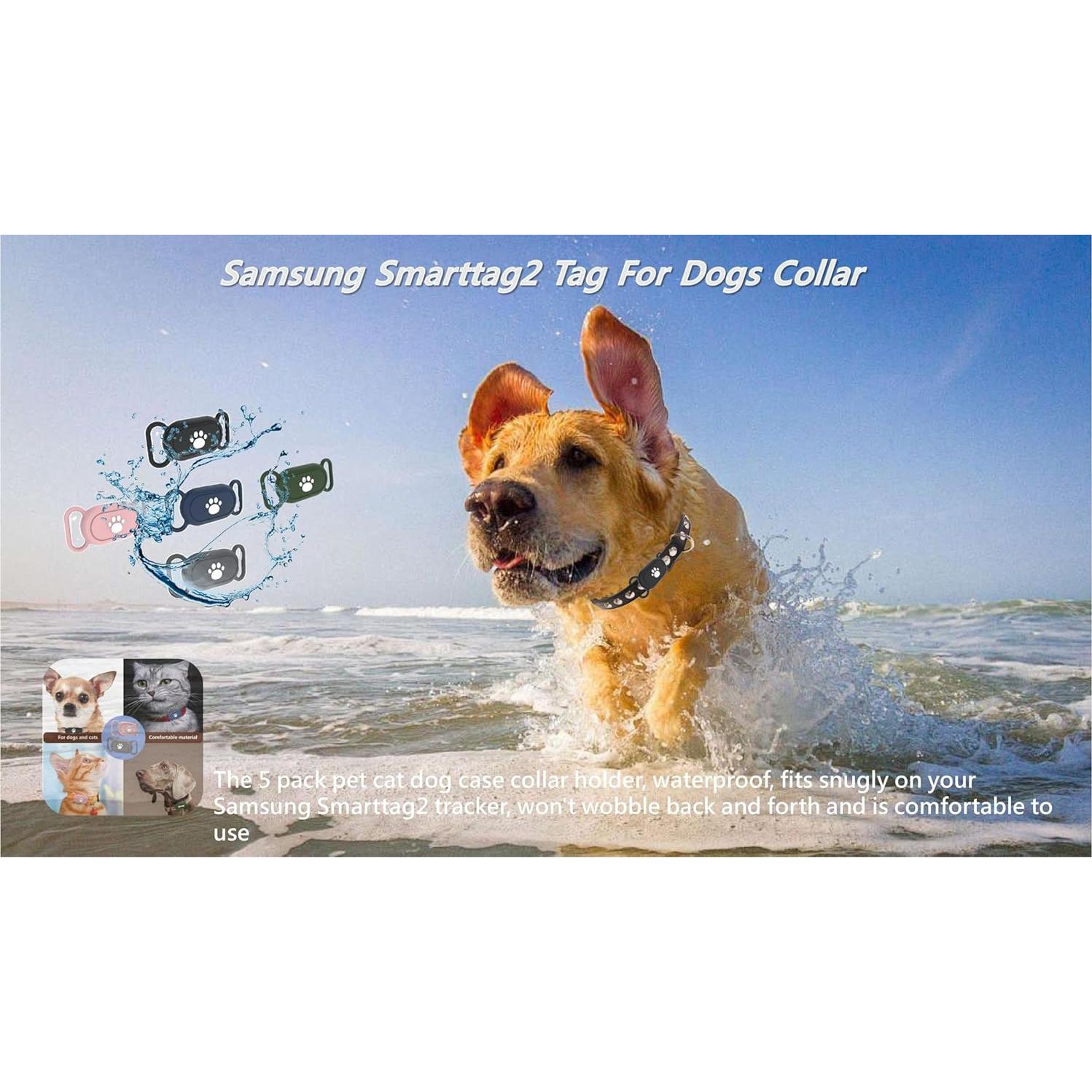 Paquete de 5 Fundas de Silicona para Collar de Perro KEPHCRL