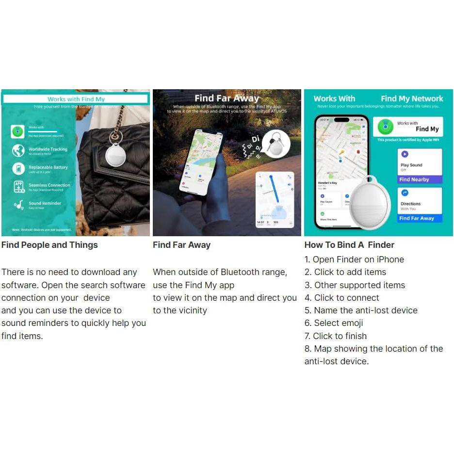 Etiqueta Inteligente Bluetooth Apple - Rastrear Llaves y Mascotas