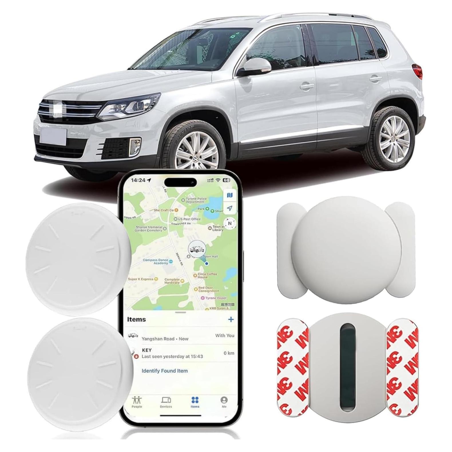 Rastreador GPS para Vehículos Dahetag, Mini Impermeable 2PCS