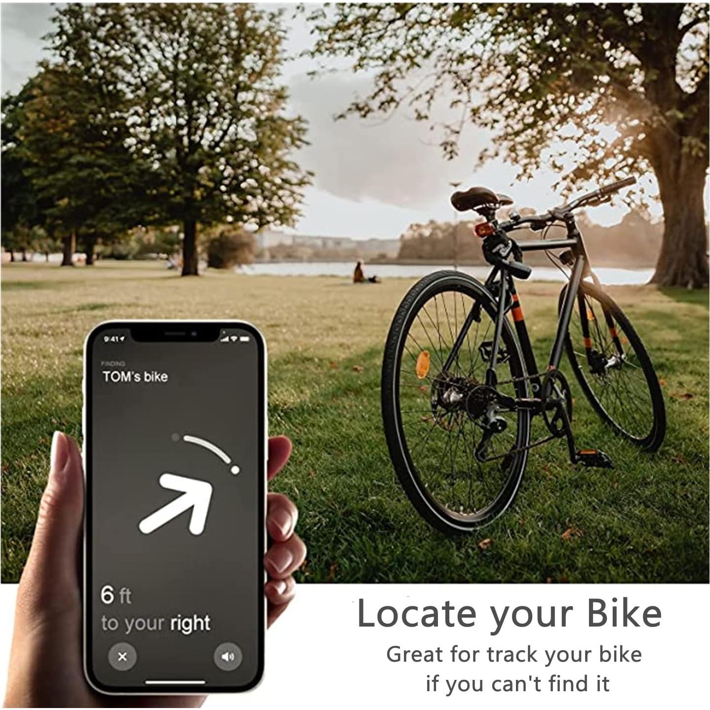 Soporte de bicicleta SAKU para AirTag oculto, antirrobo