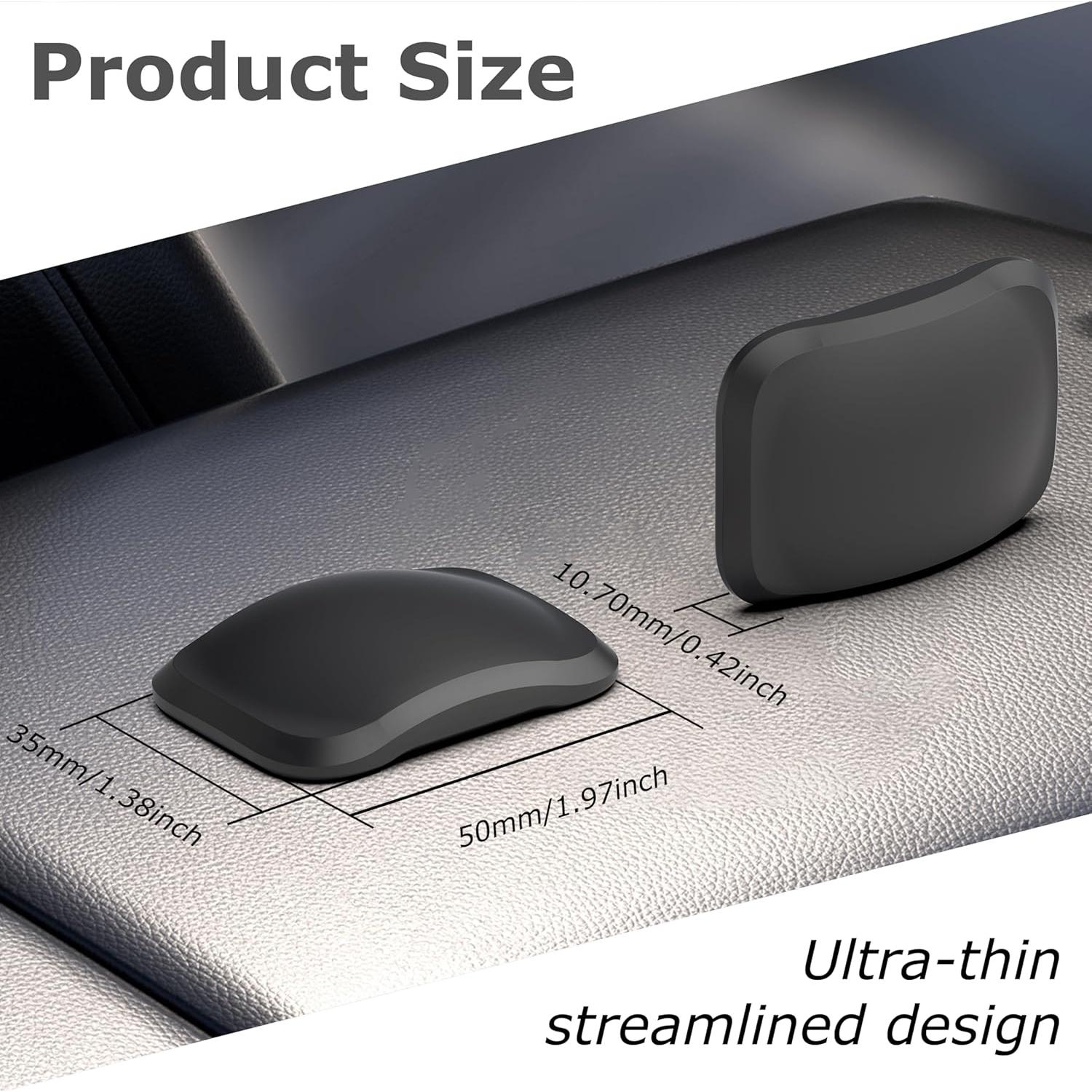 Funda Magnética para AirTag Sifemp - 2 Pack Silicona Negra