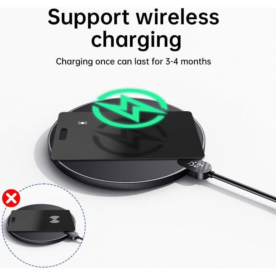 Rastreador de Tarjeta Inteligente MaiLv K2 Negro Inalámbrico