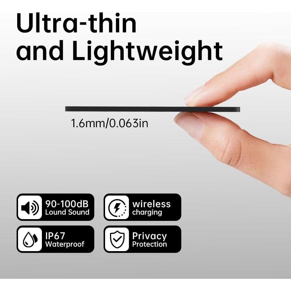 Rastreador de Tarjeta Inteligente MaiLv K2 Negro Inalámbrico