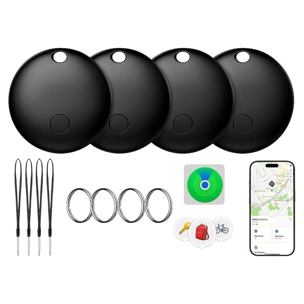 Etiquetas Localizadoras Crdmtk para Objetos y Mascotas - 4 Pack