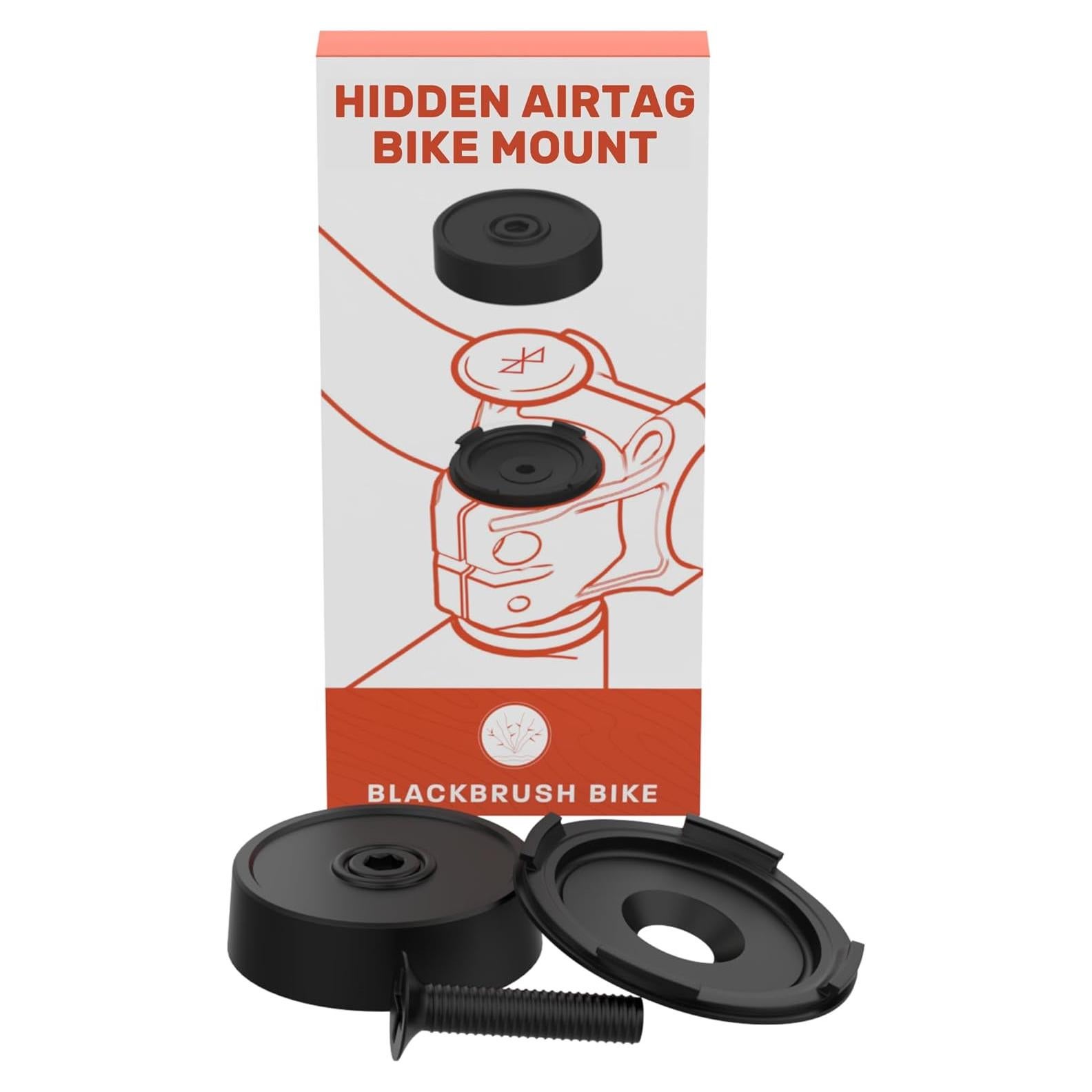 Soporte Oculto para Airtag Blackbrush - Antirrobo para Bicicleta
