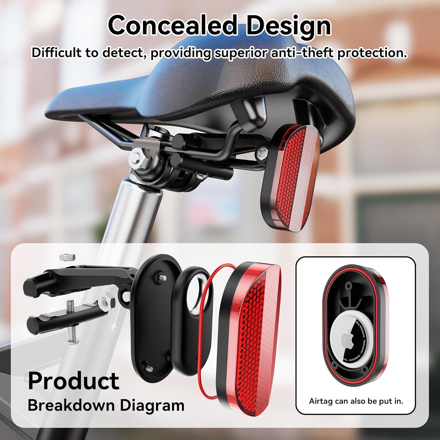 Soporte Oculto Antirrobo para SmartTag2 CITYWAY - Impermeable