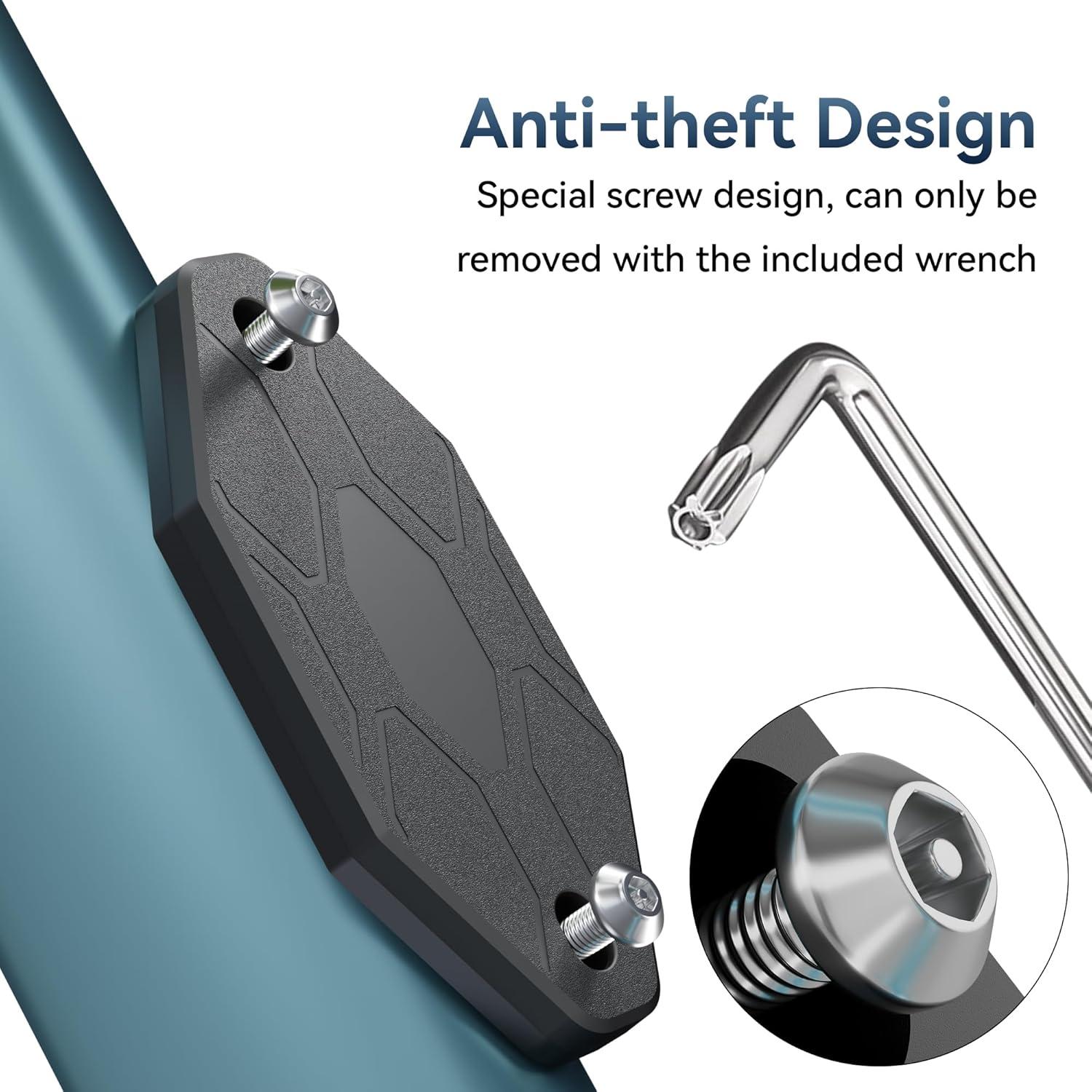 Soporte Antirrobo para Bicicleta EFEALL para SmartTag2 Negro