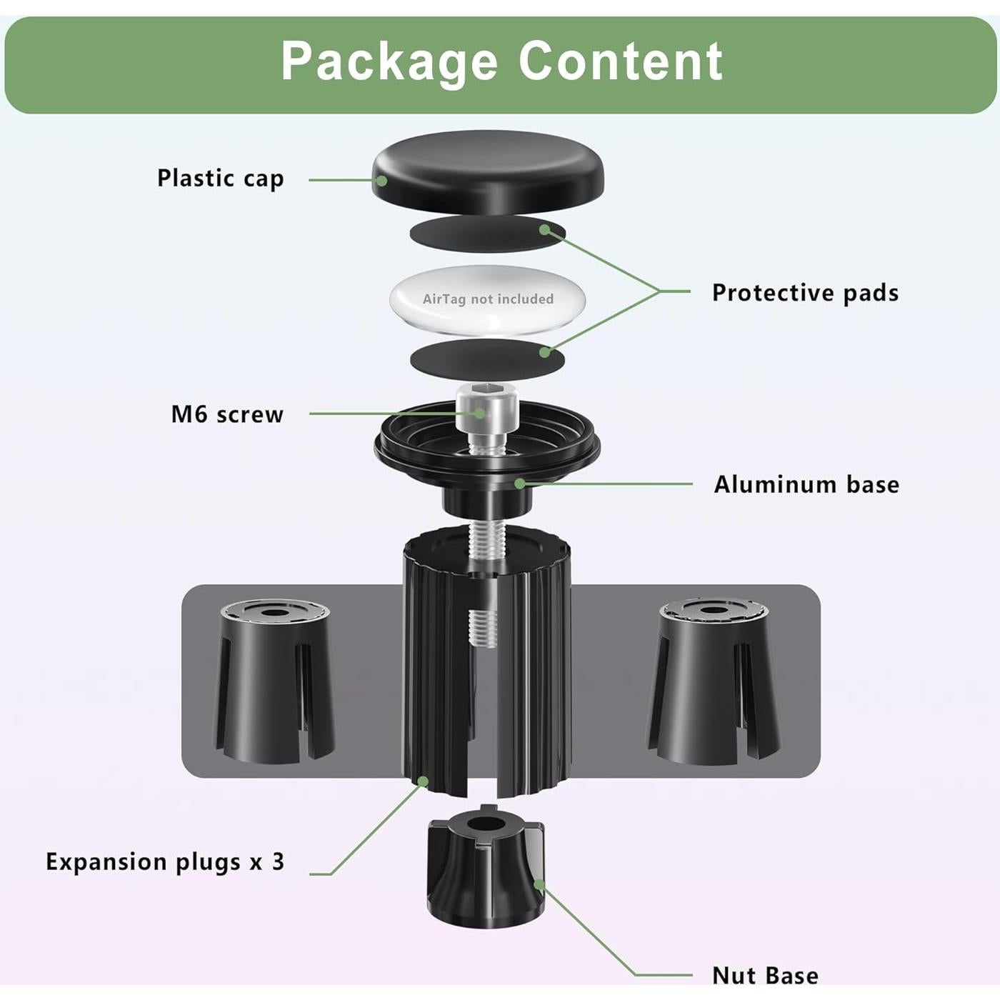 Soporte para AirTag en Bicicleta EFEALL - Resistente al Agua