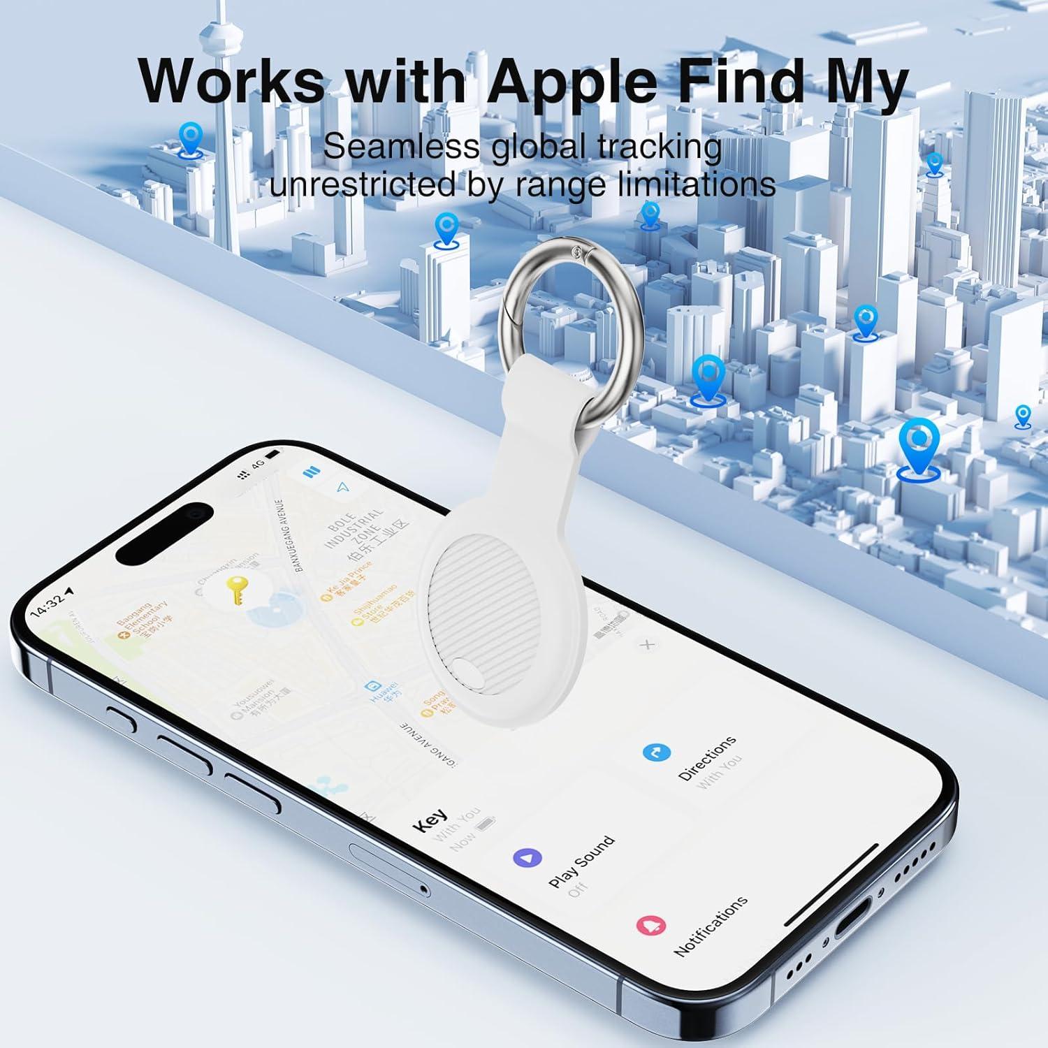 Etiquetas de Rastreo GPS Bluetooth Fitabok - Paquete de 2 - Impermeables IP68