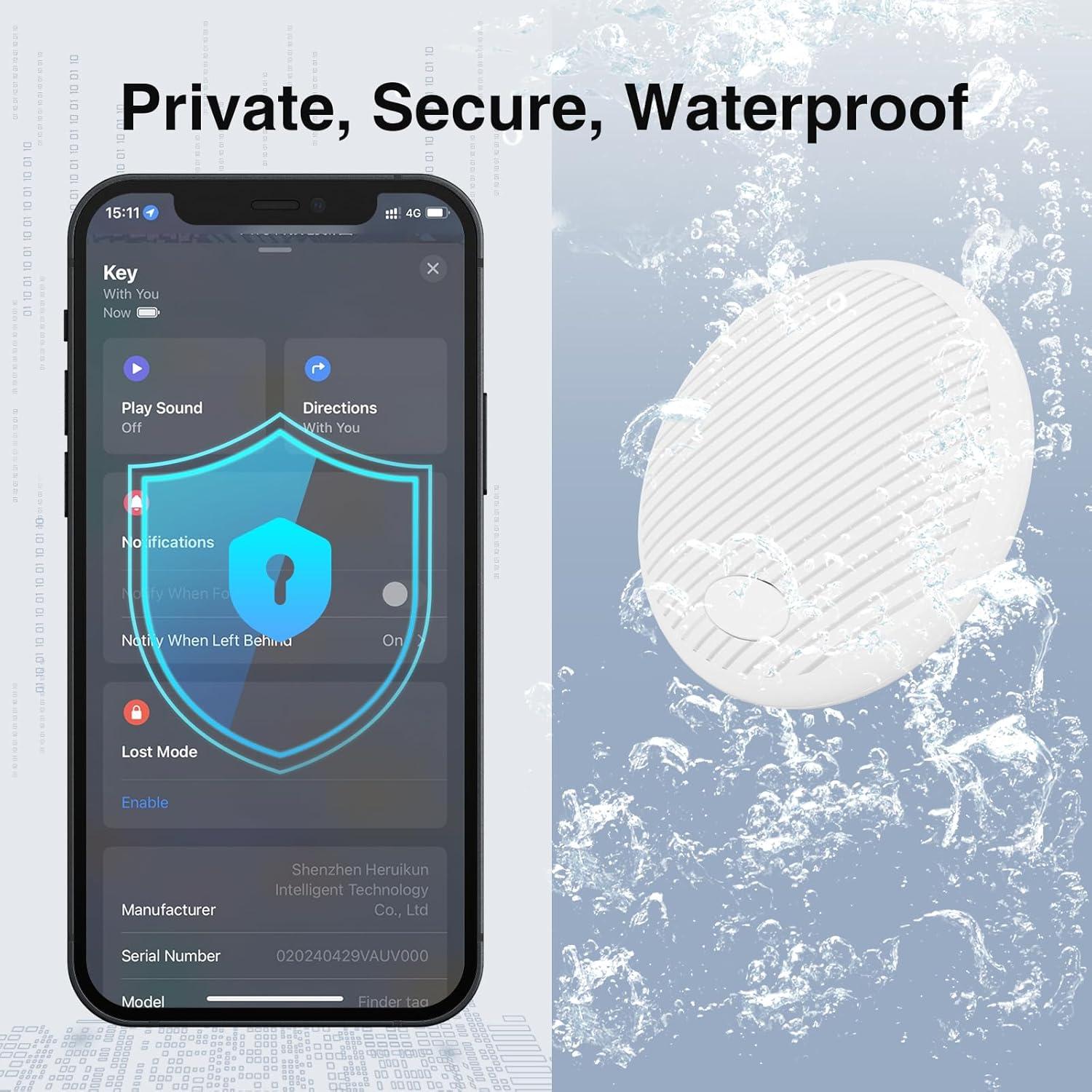 Etiquetas de Rastreo GPS Bluetooth Fitabok - Paquete de 2 - Impermeables IP68