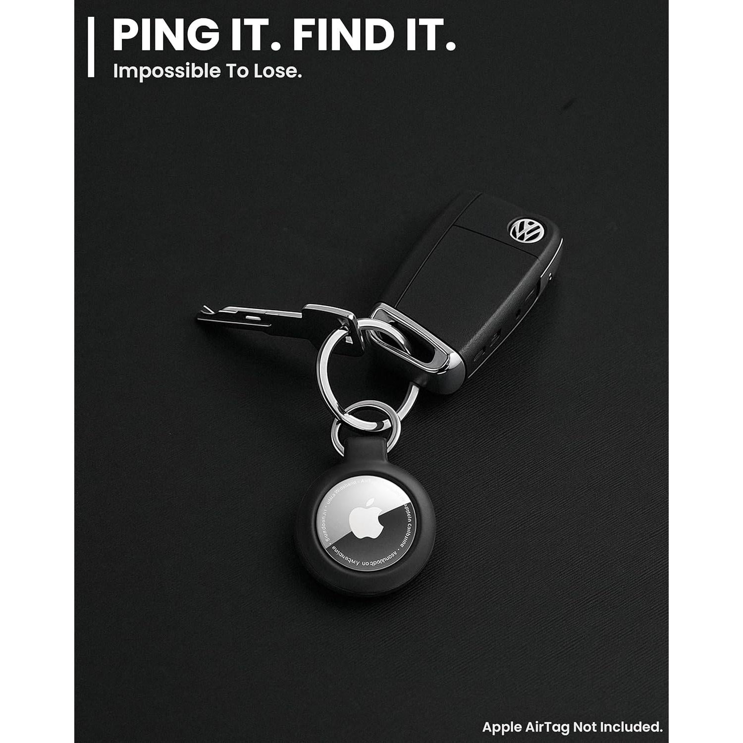 Soporte para Llavero EVEO AirTag - Paquete de 4 Unidades