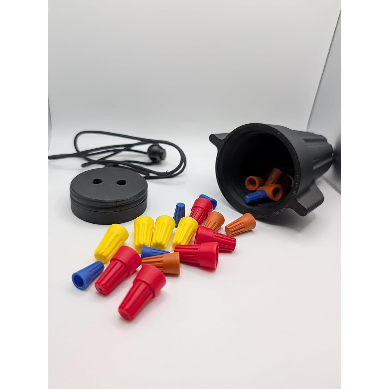 Organizador de Conectores Eléctricos Peachy Buns - Caja 3D Negra