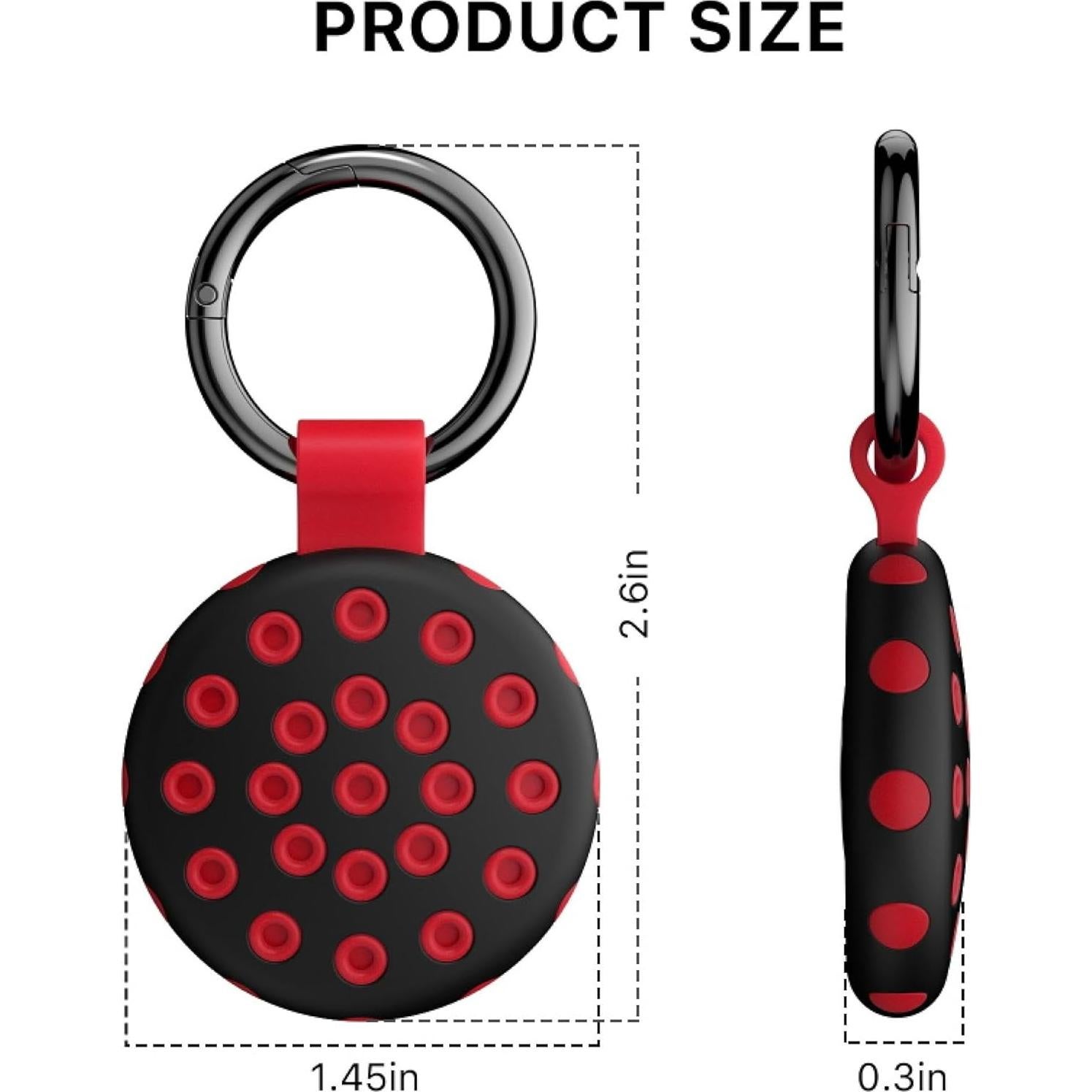 Paquete de 4 Fundas Protectores de Silicona eBigValue