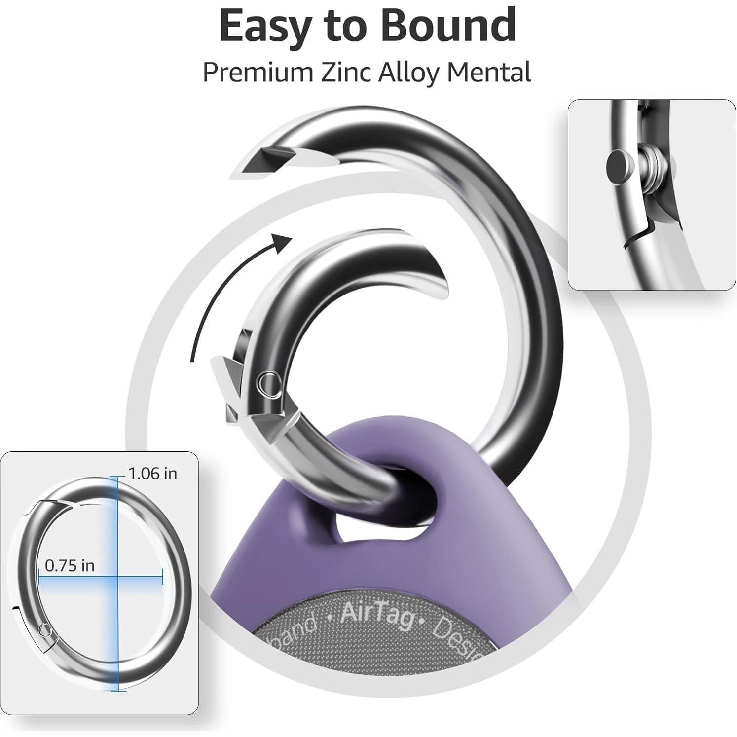 Soporte para Apple AirTag - Funda TPU Impermeable 4 Colores