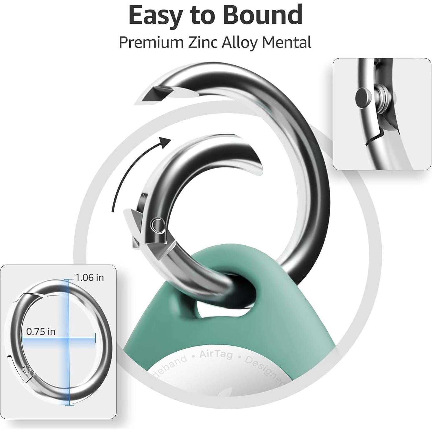 Soporte para Apple AirTag - Funda TPU Impermeable 4 Colores