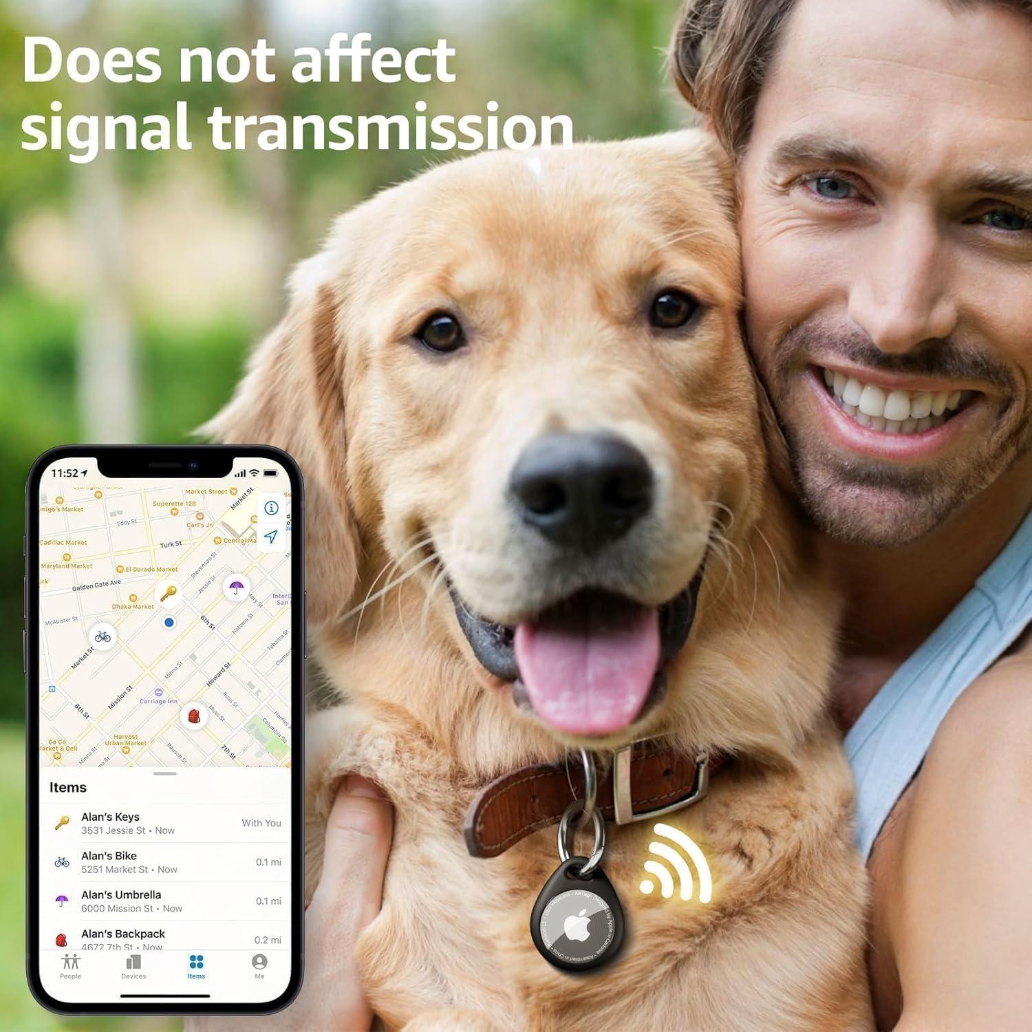 Soporte para Apple AirTag - Funda TPU Impermeable 4 Colores