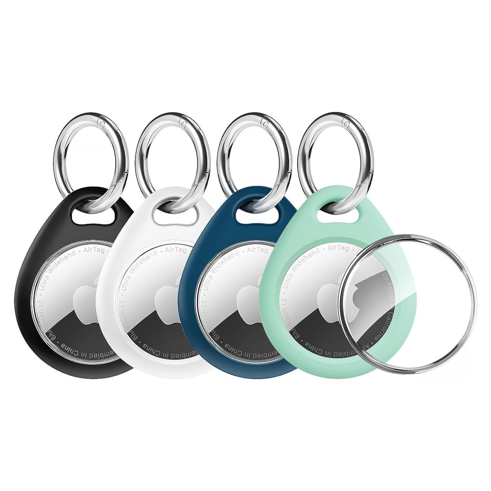 Soporte para Apple AirTag - Funda TPU Impermeable 4 Piezas