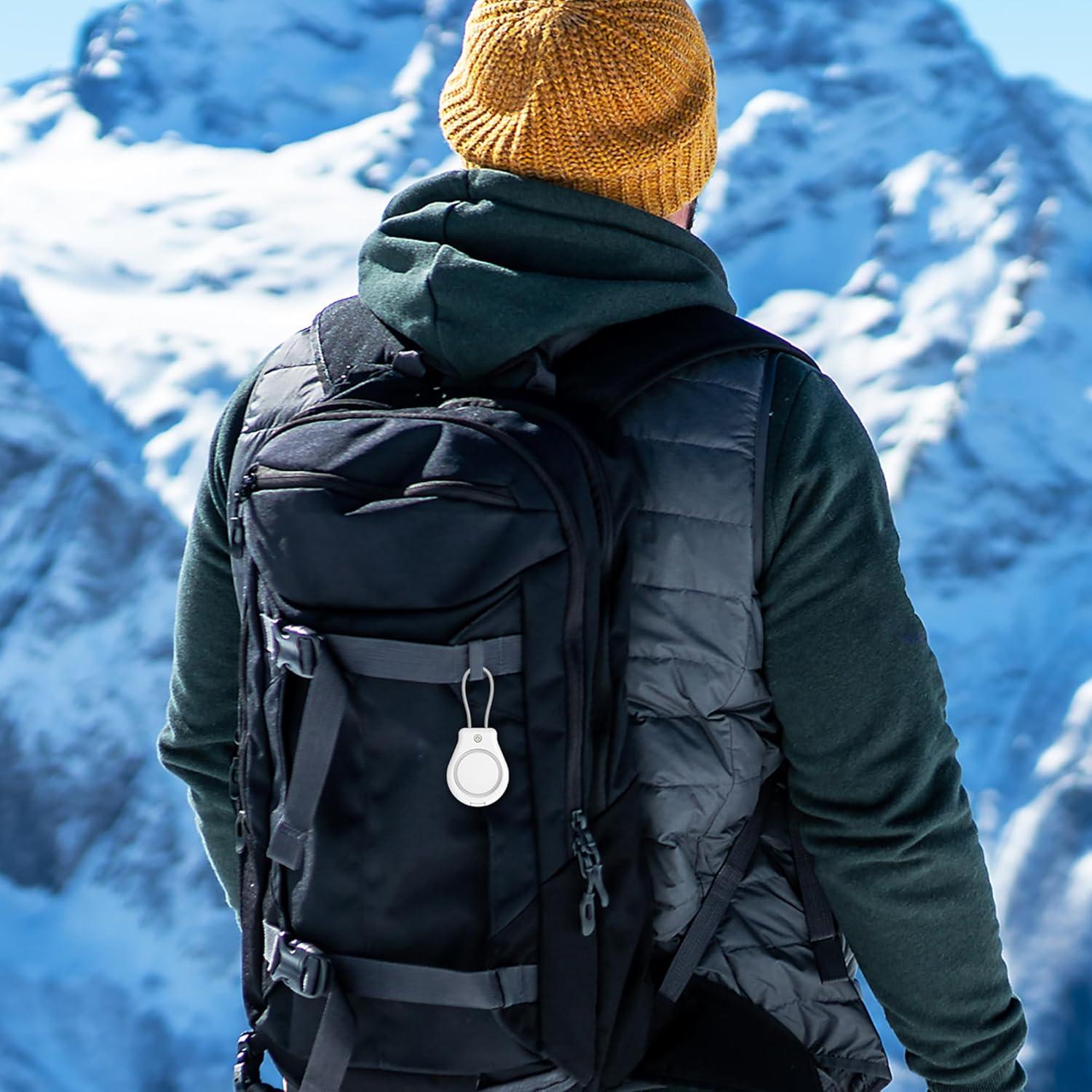 Paquete de 4 Sujetadores de Llaveros Rayzoq para AirTag