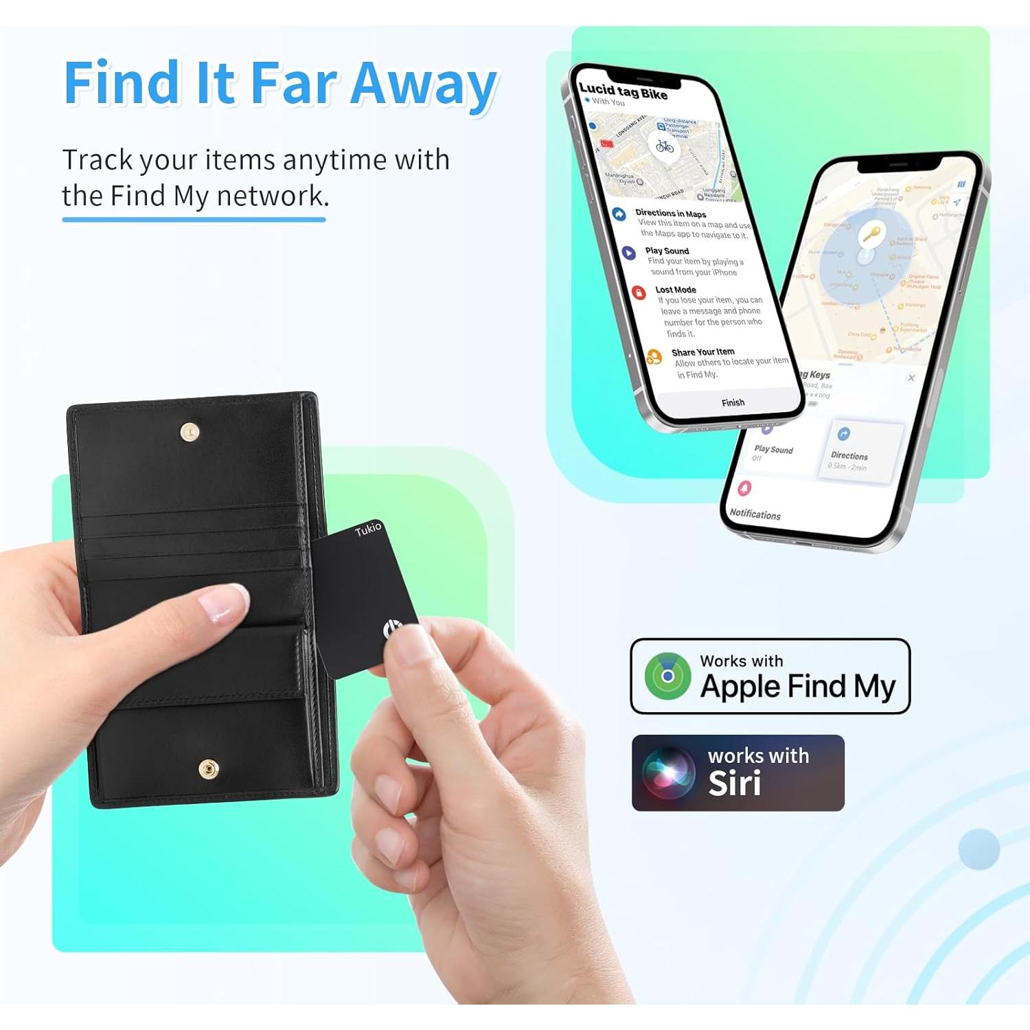 Etiqueta de Rastreo Inteligente Tukio K7 - Bluetooth, IP68, Carga Inalámbrica