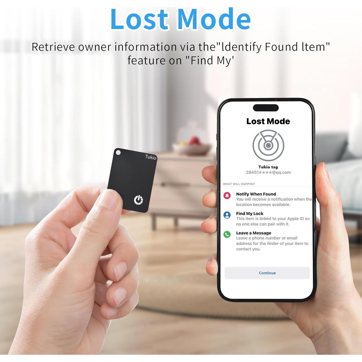 Etiqueta de Rastreo Inteligente Tukio K7 - Bluetooth, IP68, Carga Inalámbrica