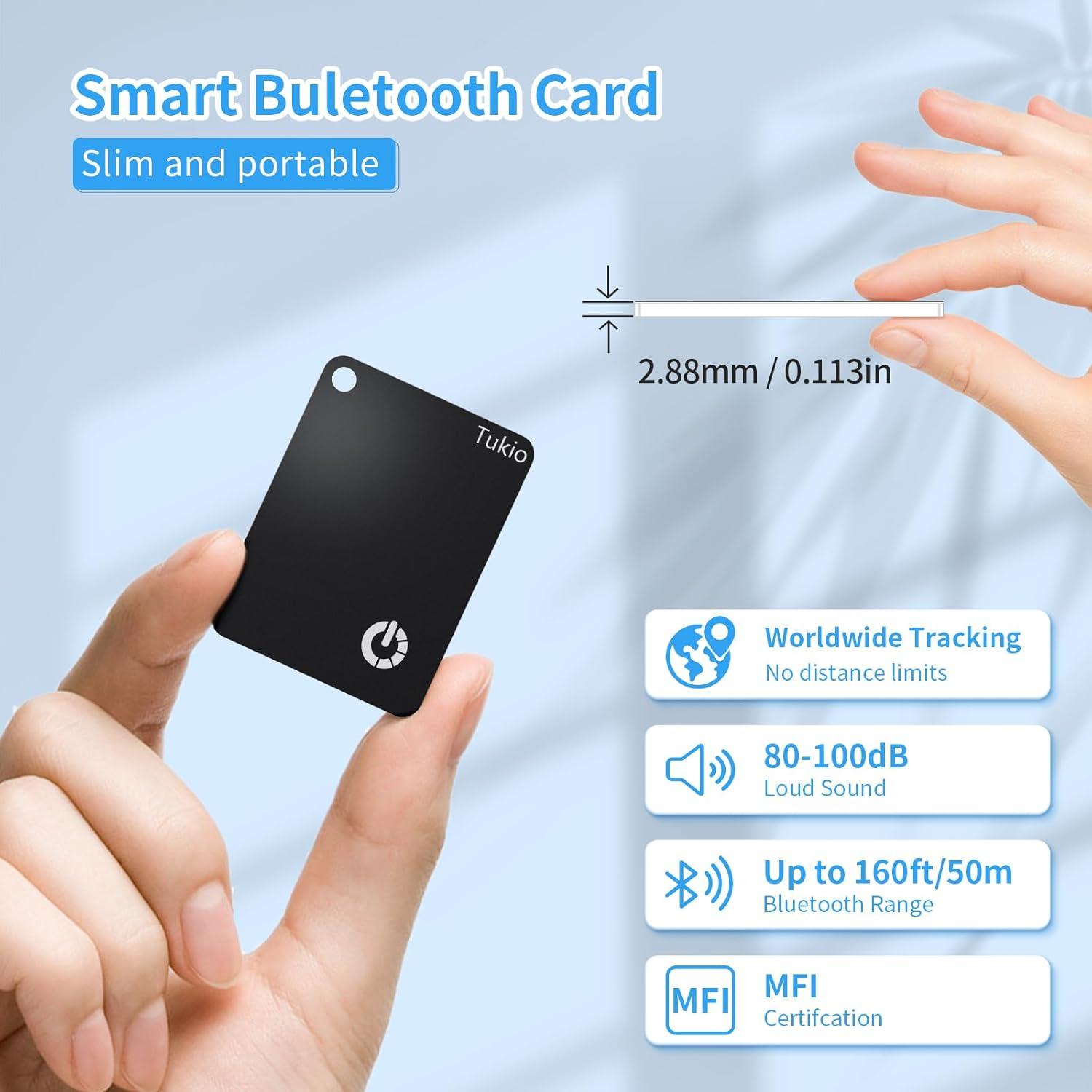 Etiqueta de Rastreo Inteligente Tukio K7 - Bluetooth, IP68, Carga Inalámbrica