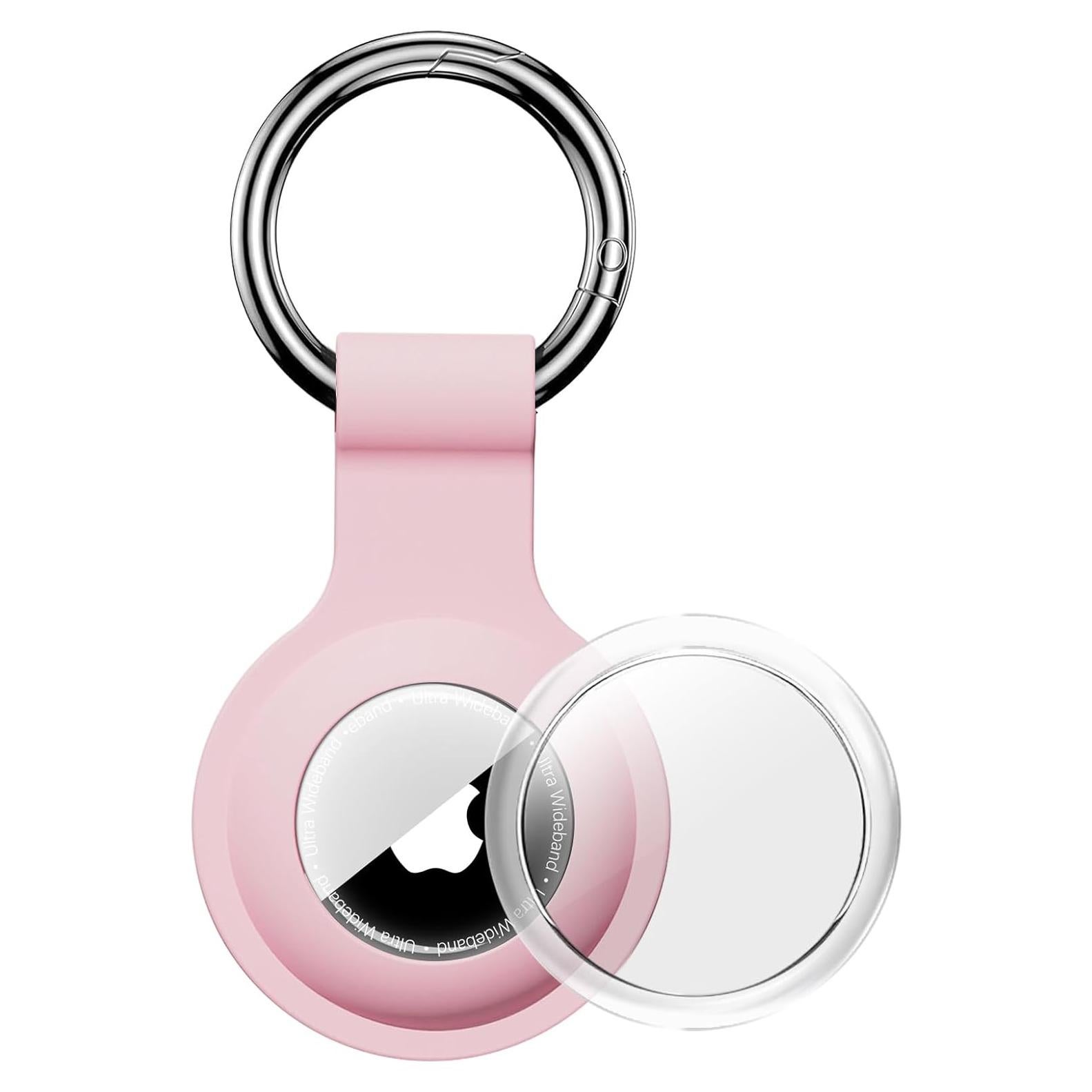 Soporte Impermeable Trazzic para AirTag - Carcasa Dura Rosa