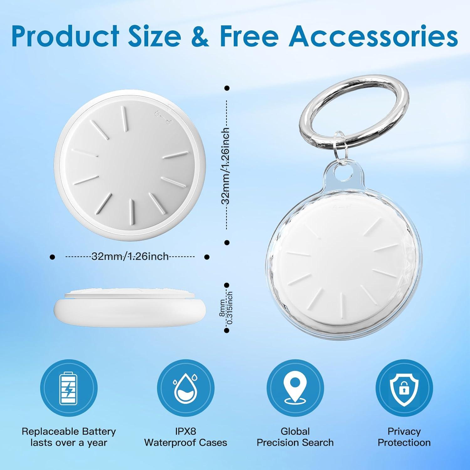 Rastreador Bluetooth ZITTZ 2 Pack para Claves y Equipaje