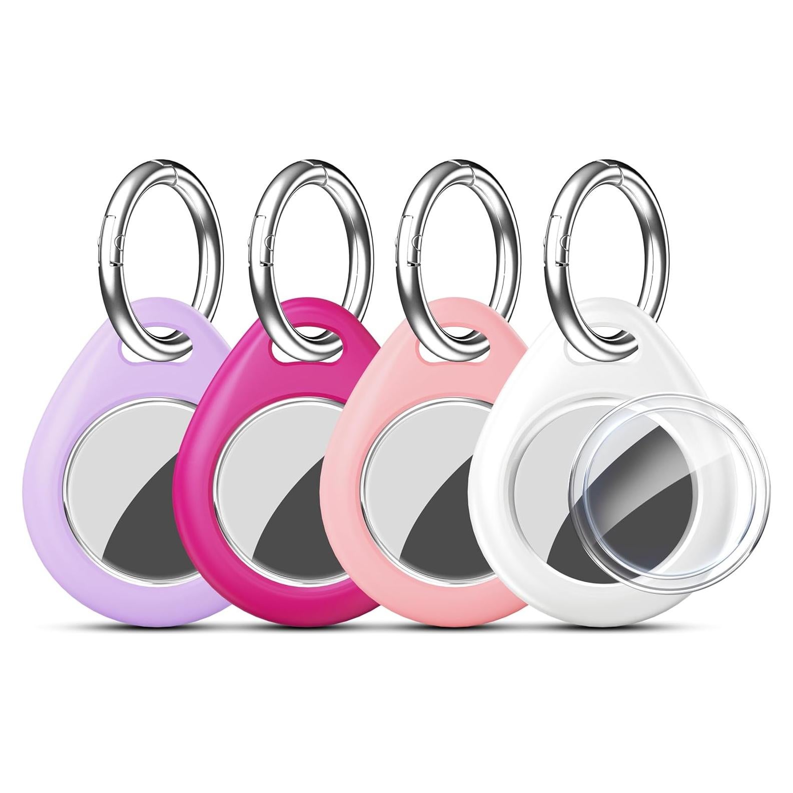 Funda Protectora para AirTag RFUNGUANGO - Paquete de 4 Colores