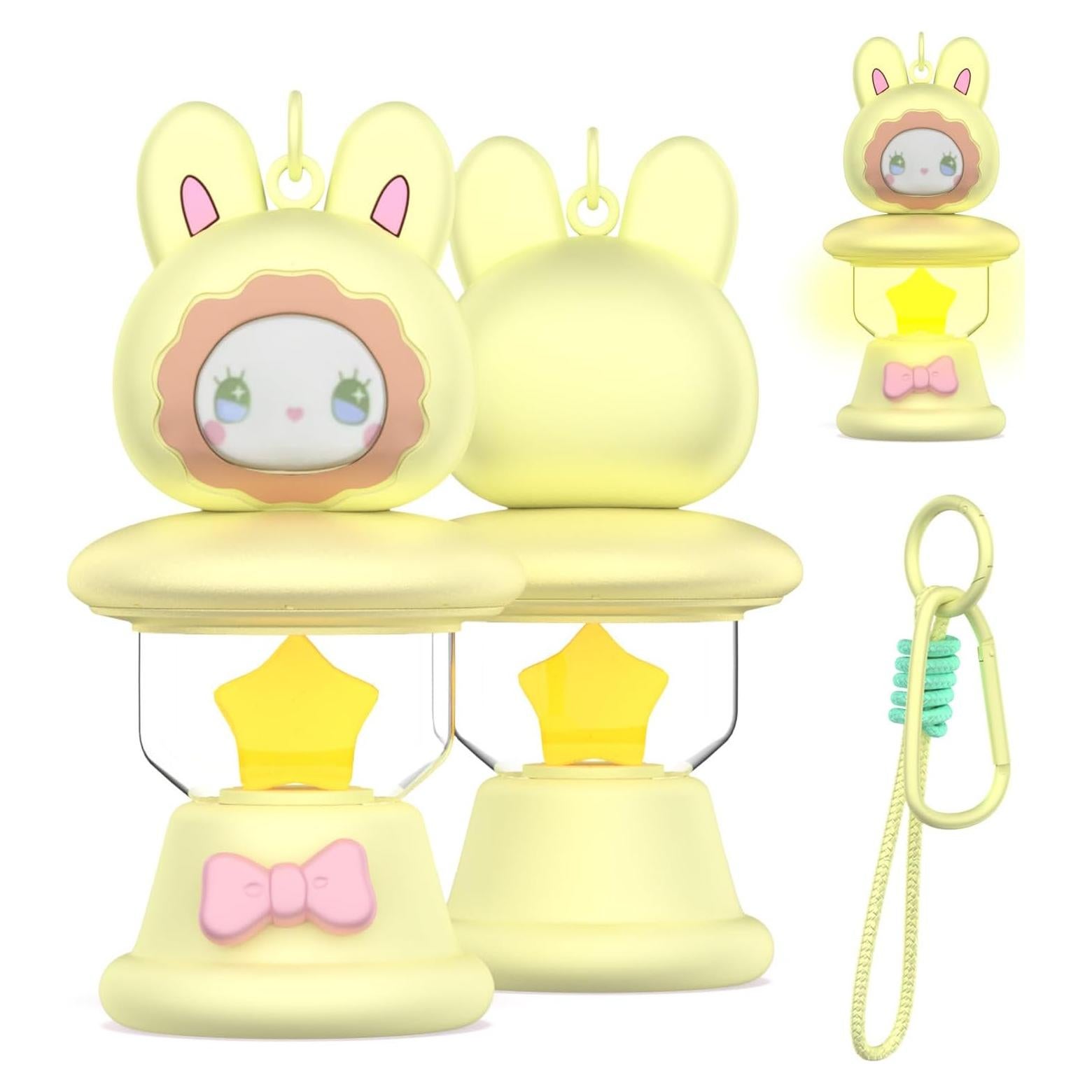 Funda OAJ para AirTag Conejo con Llavero y Luz Nocturna