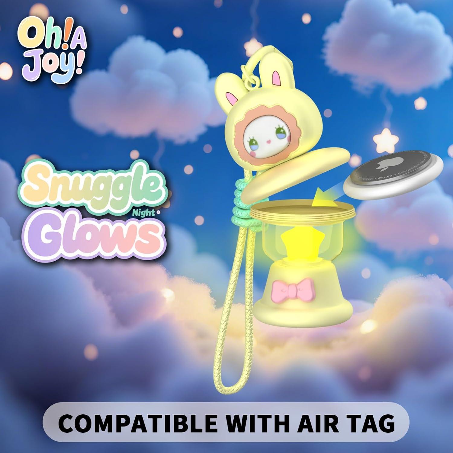 Funda OAJ para AirTag Conejo con Llavero y Luz Nocturna