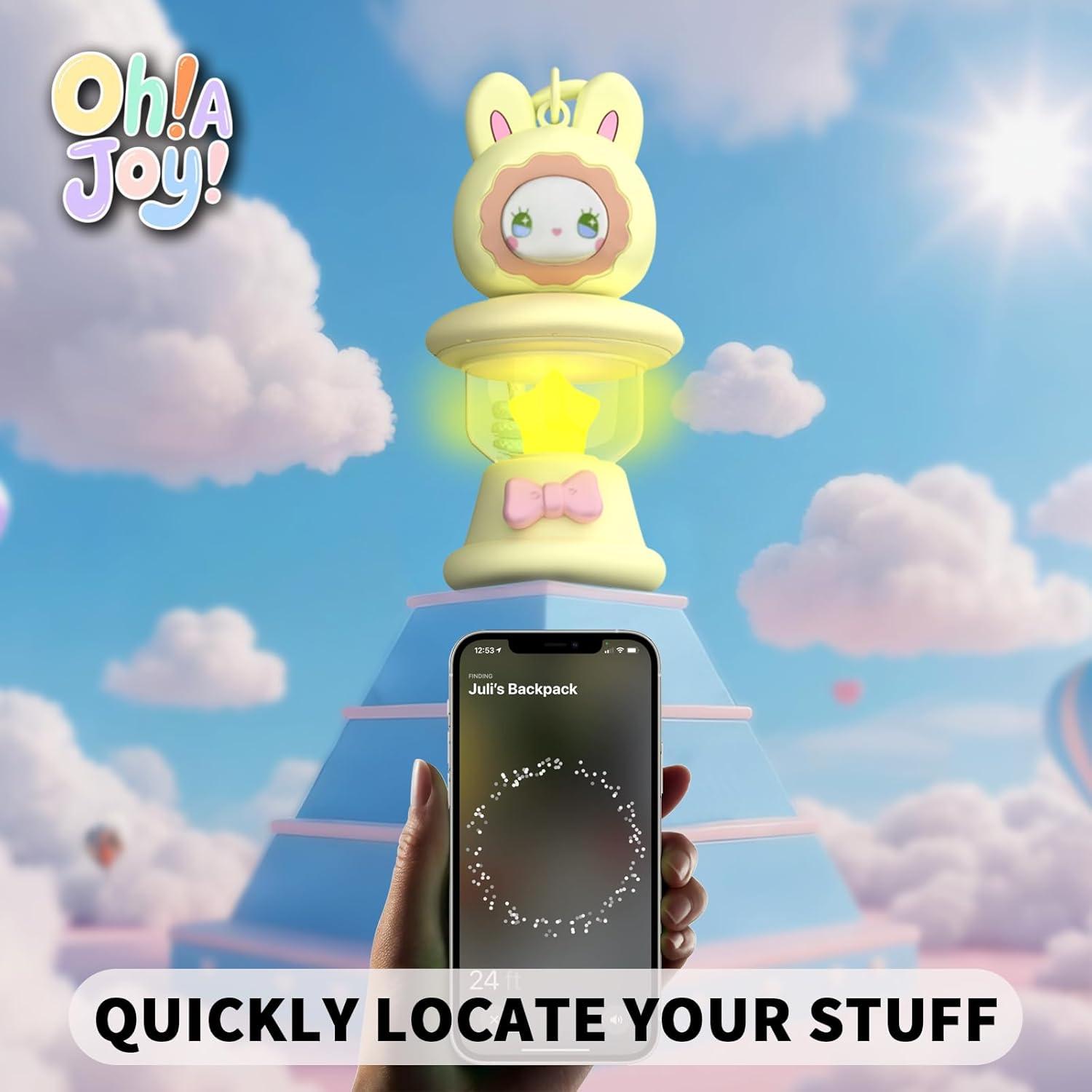 Funda OAJ para AirTag Conejo con Llavero y Luz Nocturna