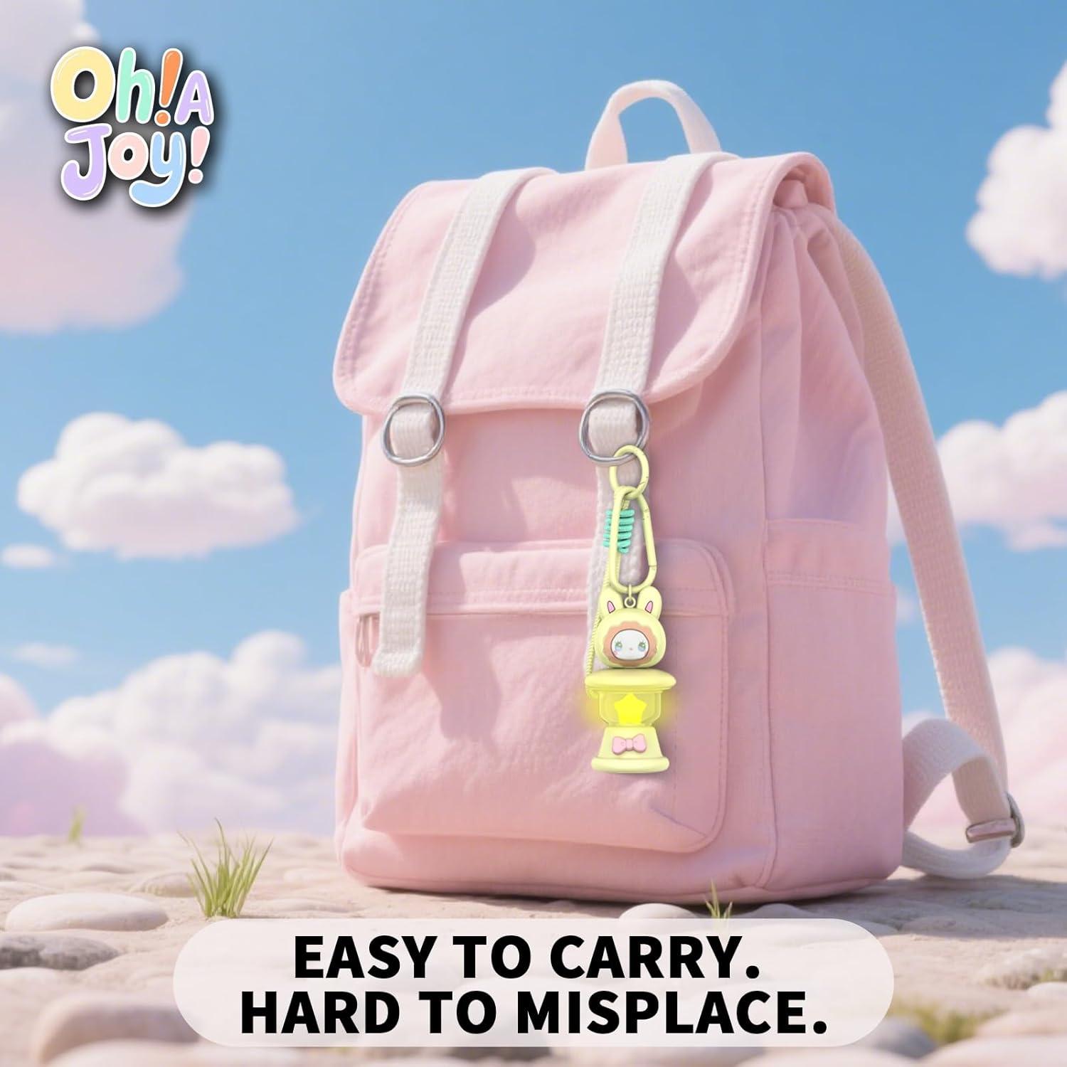 Funda OAJ para AirTag Conejo con Llavero y Luz Nocturna