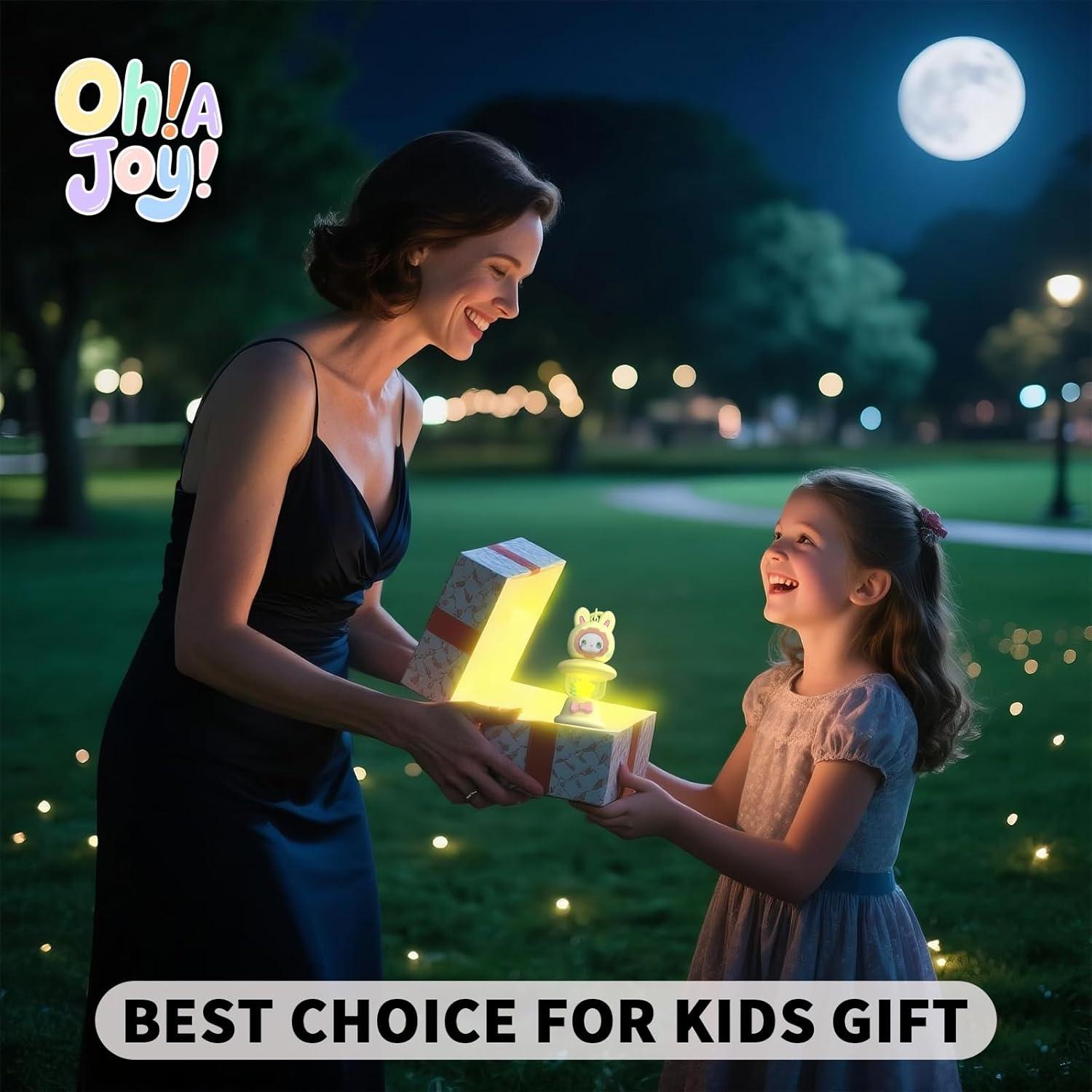 Funda OAJ para AirTag Conejo con Llavero y Luz Nocturna