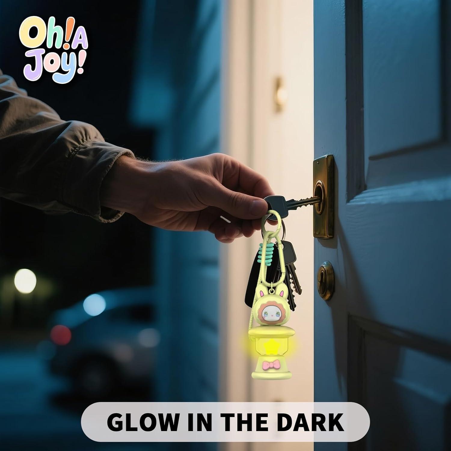 Funda OAJ para AirTag Conejo con Llavero y Luz Nocturna