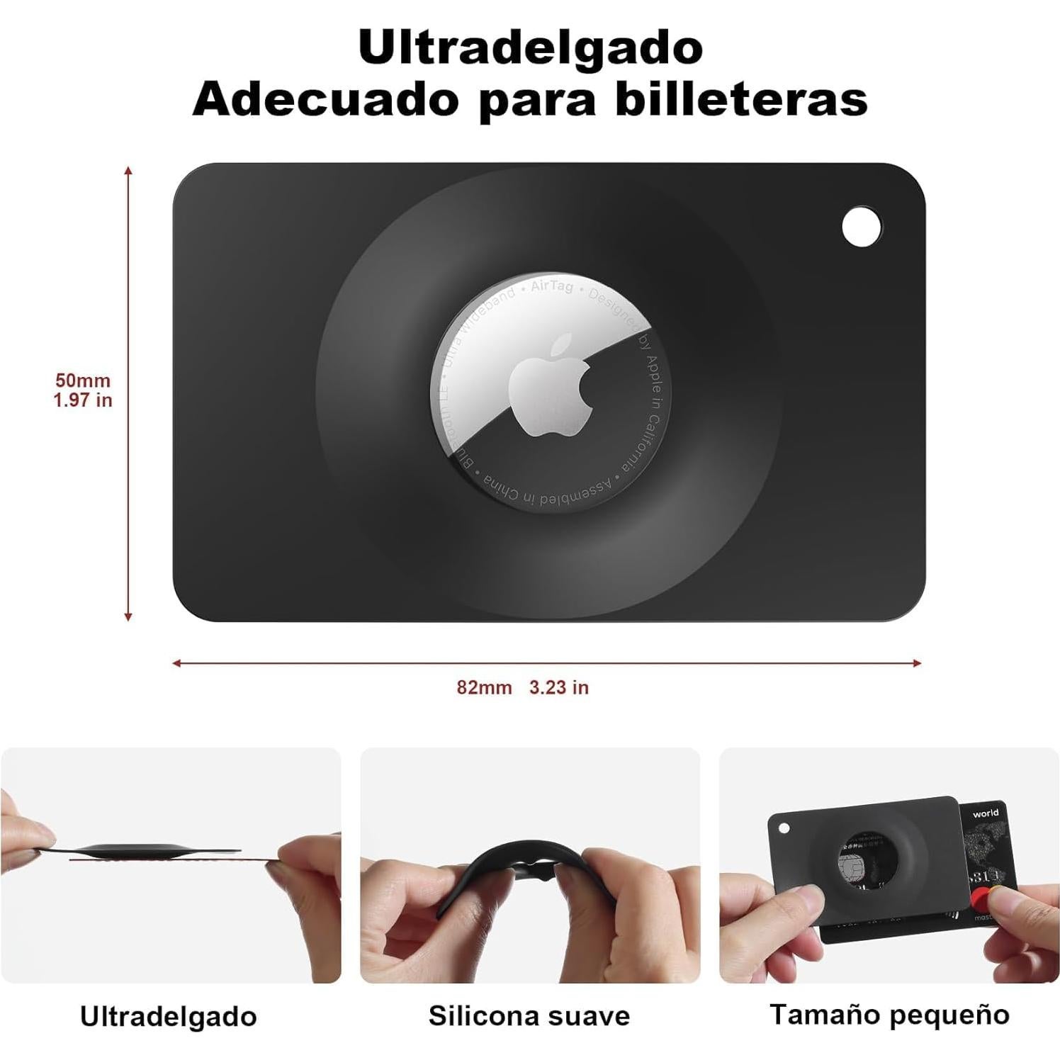 Funda de Tarjeta para AirTag AodoT - Ultra Delgado y Ligero