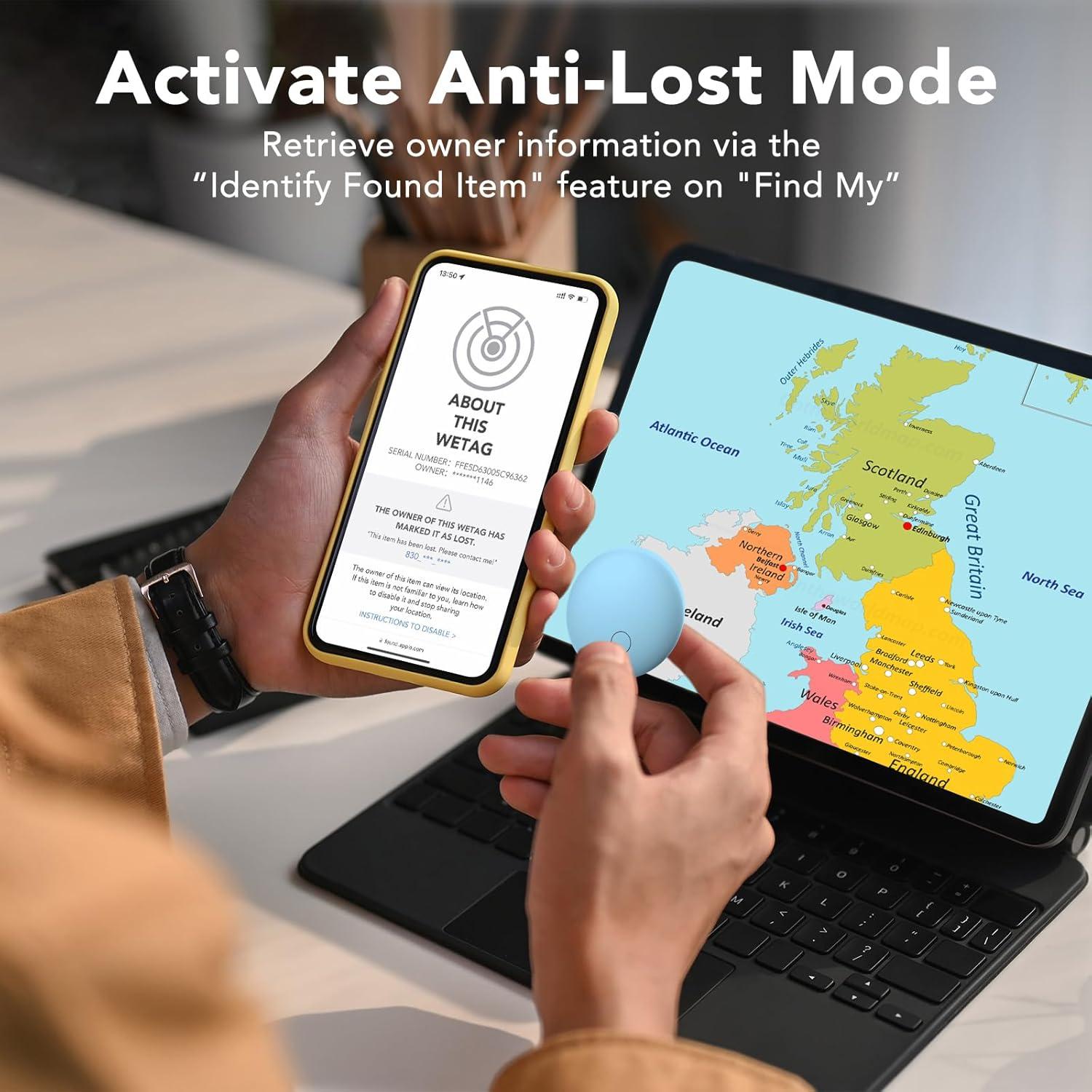 Etiquetas de Rastreo Bluetooth CASCHO S3 - Paquete de 4