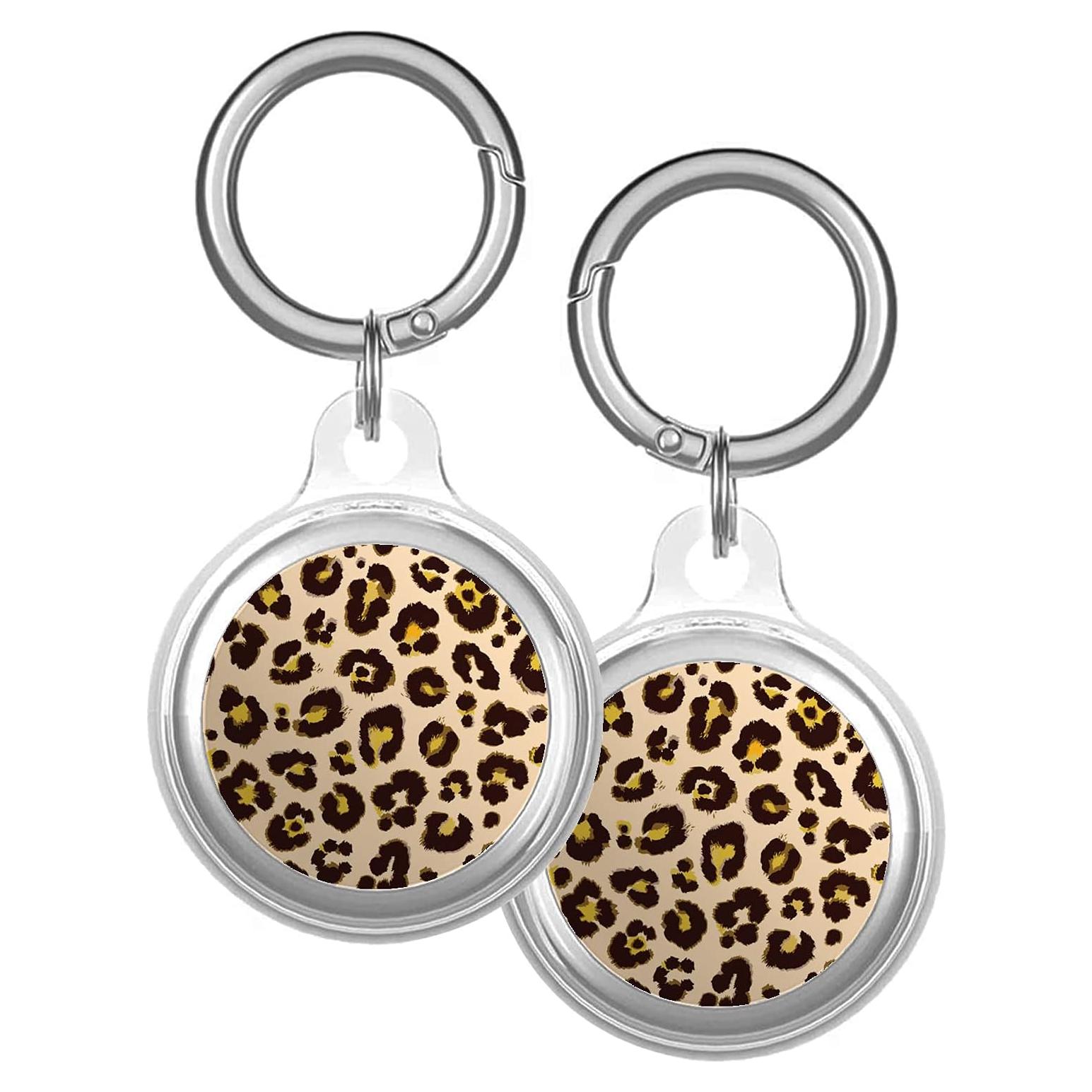 Funda Protectora TPU para Apple Airtags Xtremepads - Piel de Leopardo