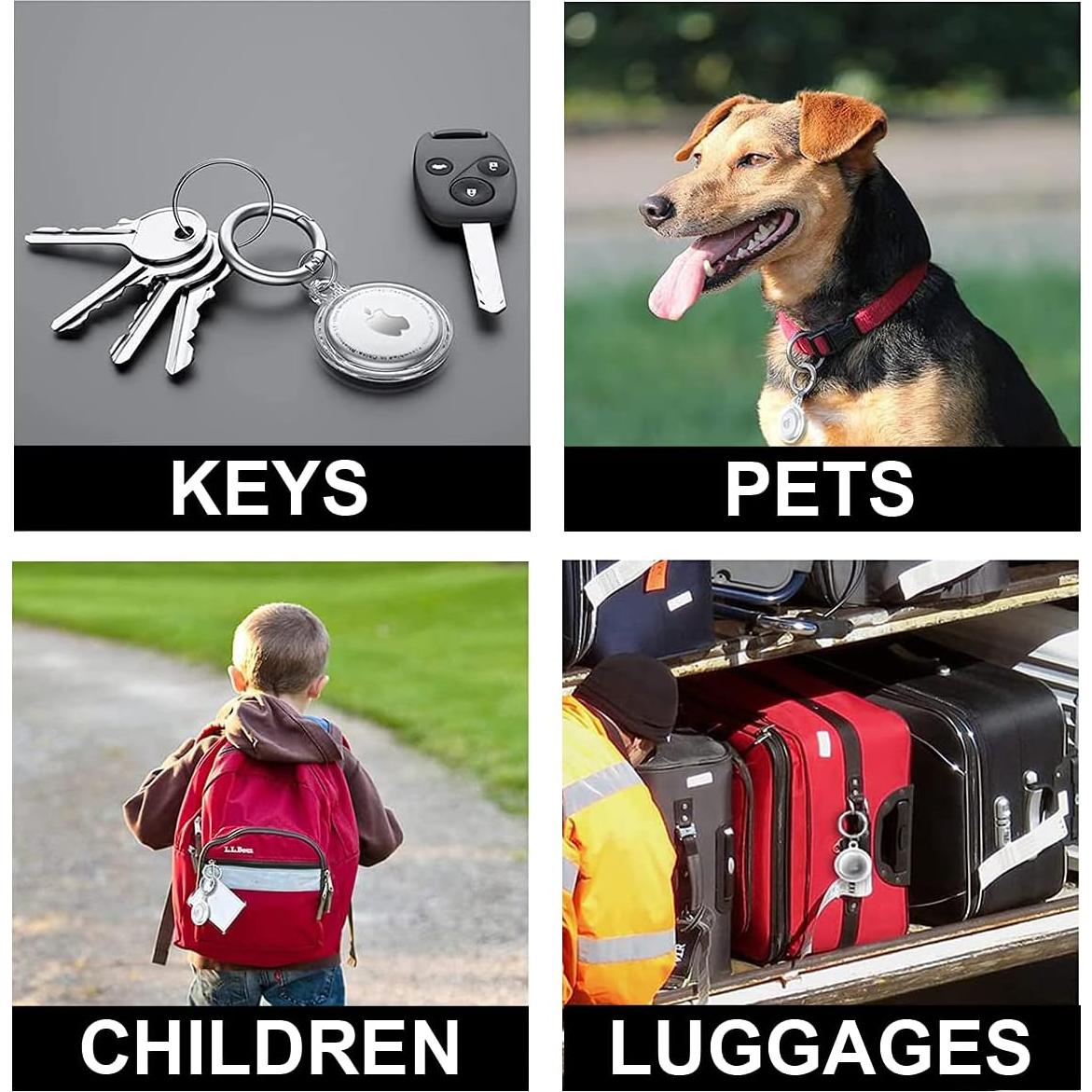 Funda Protectora TPU para Apple Airtags Xtremepads - Piel de Leopardo