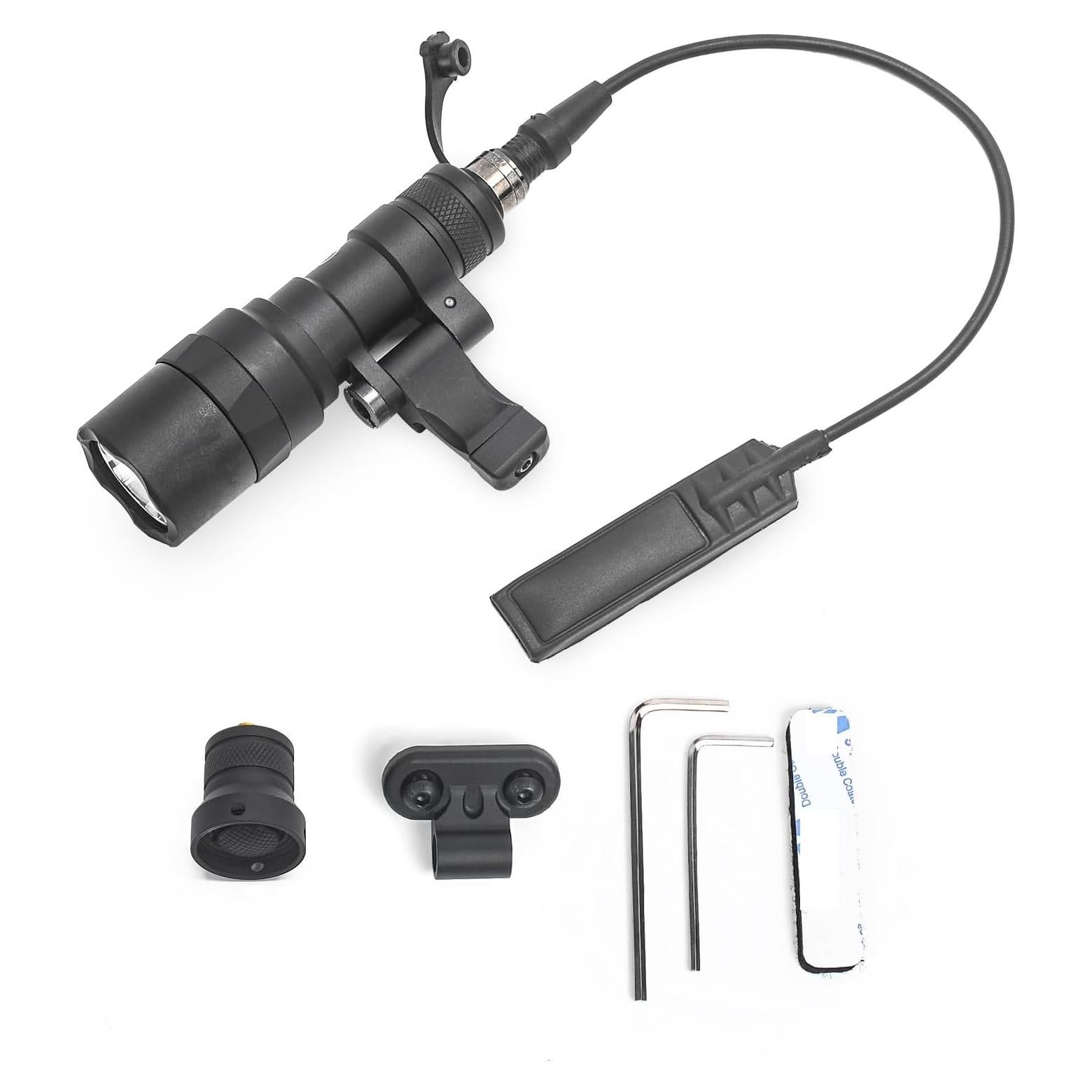 Linterna Táctica NOBUHIRO M300C 300 Lúmenes LED Impermeable