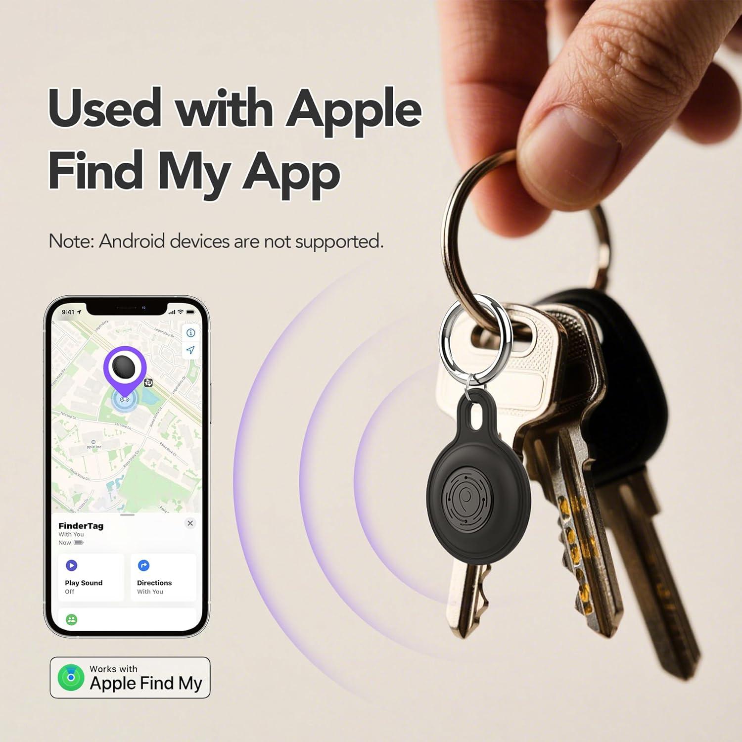 FinderTag Rastreador de Artículos Bluetooth Negro - Batería CR2032