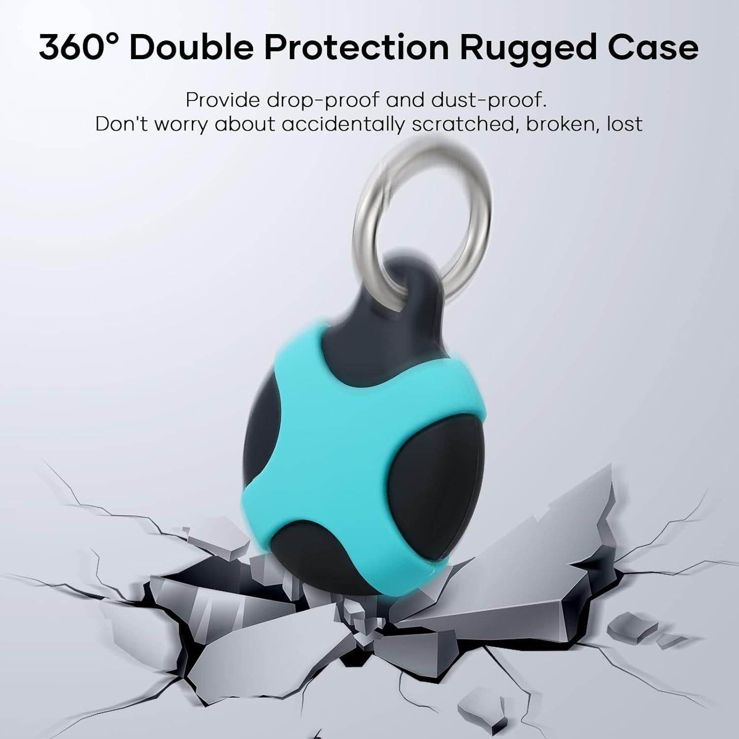 Funda Protectora de Silicona para AirTag Lalasis 2 Piezas