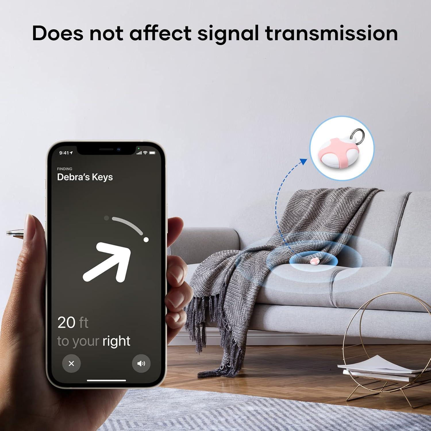 Funda Protectora de Silicona para AirTag Lalasis 2 Piezas