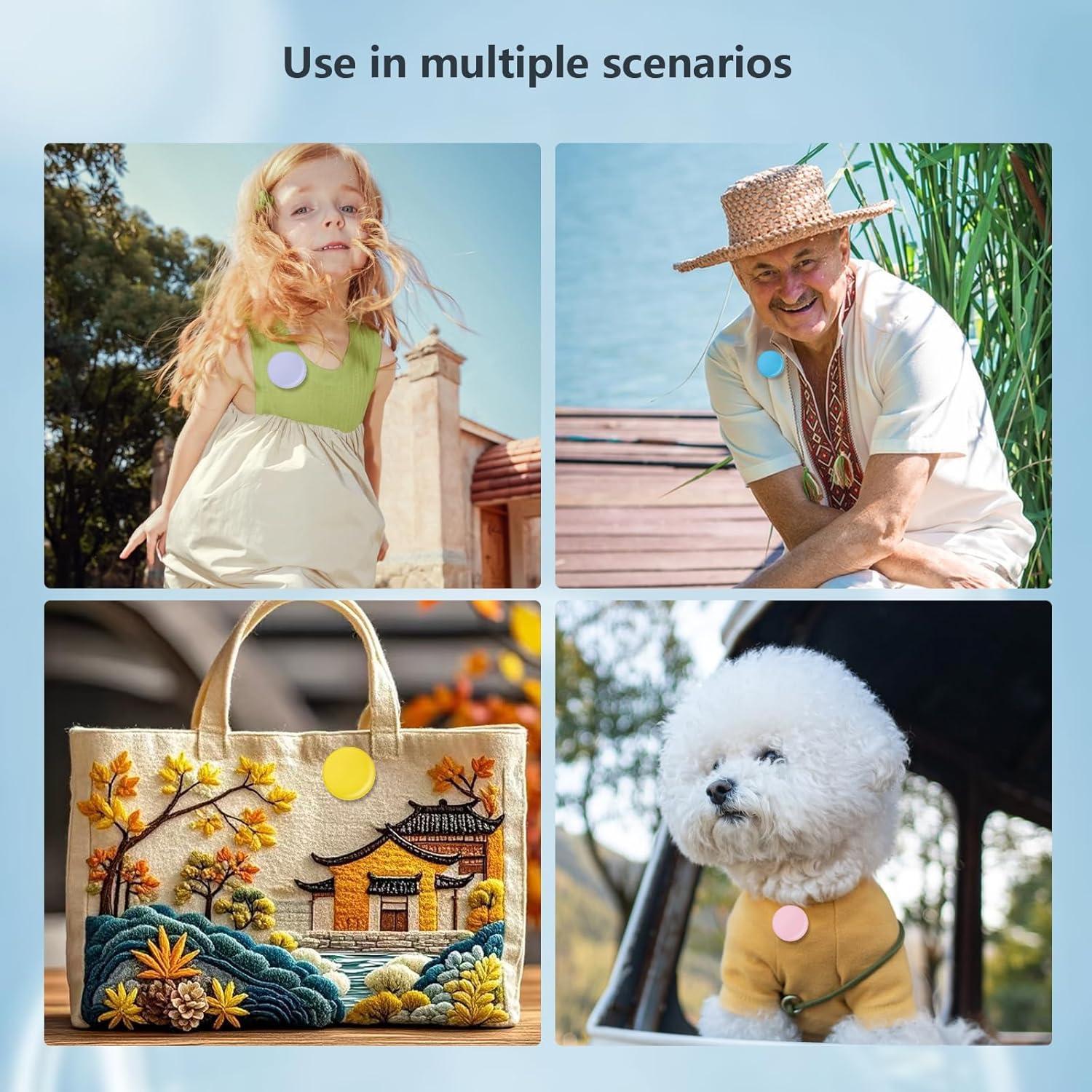 Soporte Oculto de Silicona para AirTag Taghelp - 4 Piezas