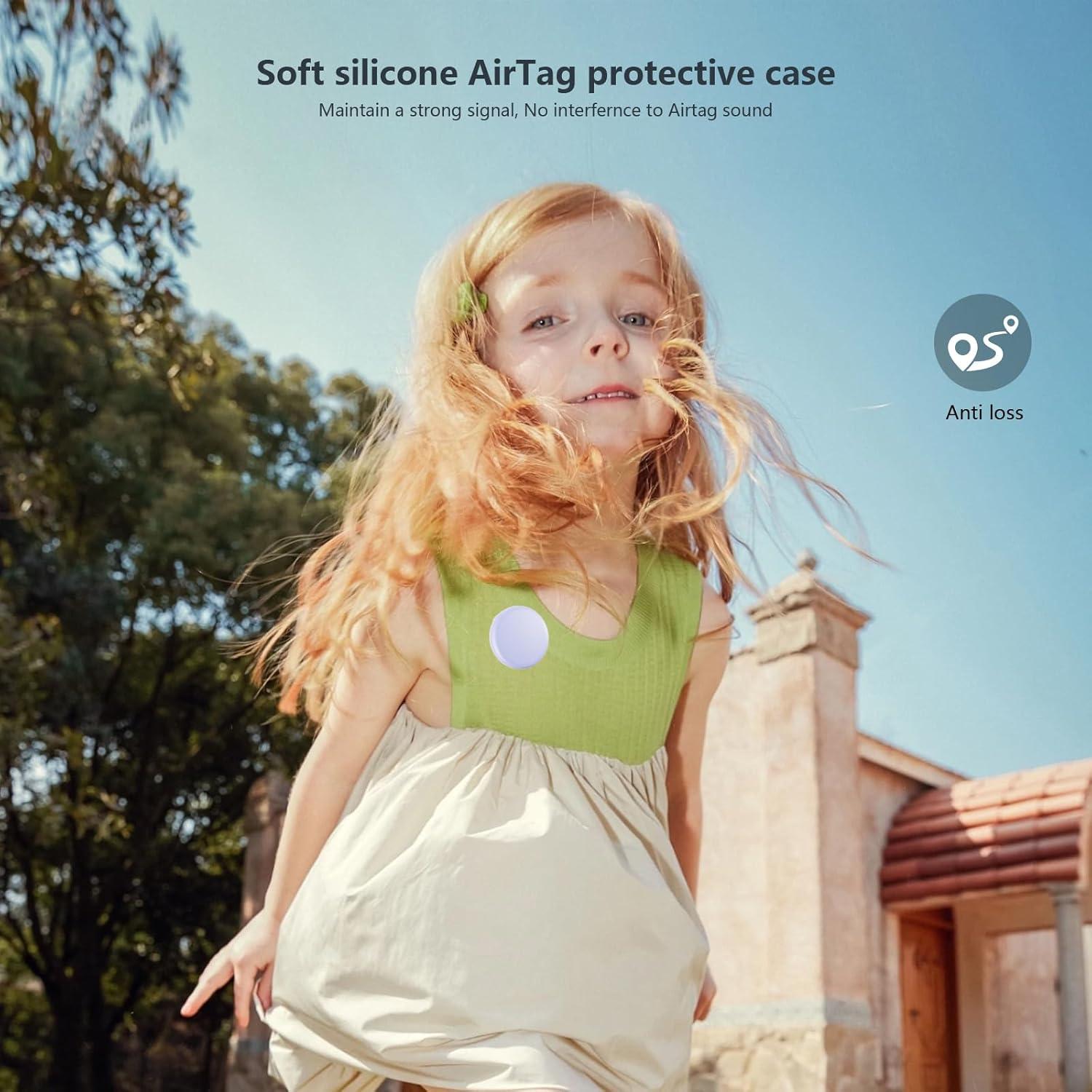 Soporte Oculto de Silicona para AirTag Taghelp - 4 Piezas