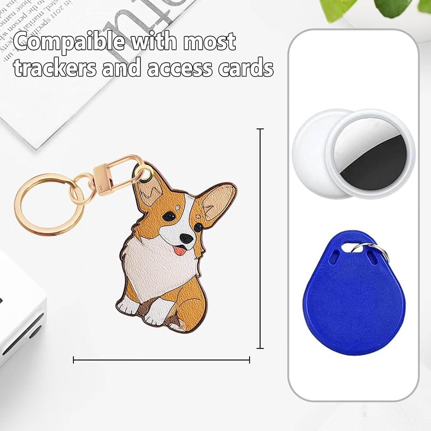 Funda de Llavero de Cuero PU Genérico para GPS y Tarjetas 8.9cm