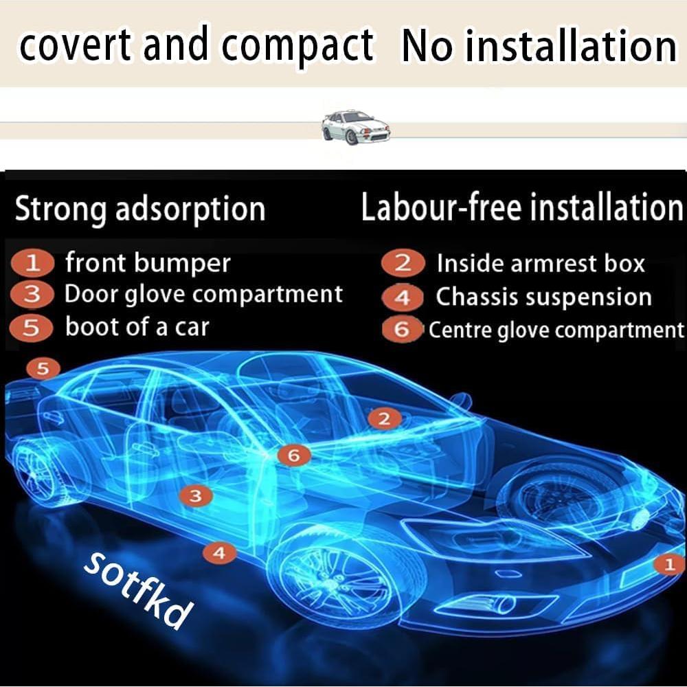 Rastreador GPS para Vehículos Sotfkd - Resistente al Agua