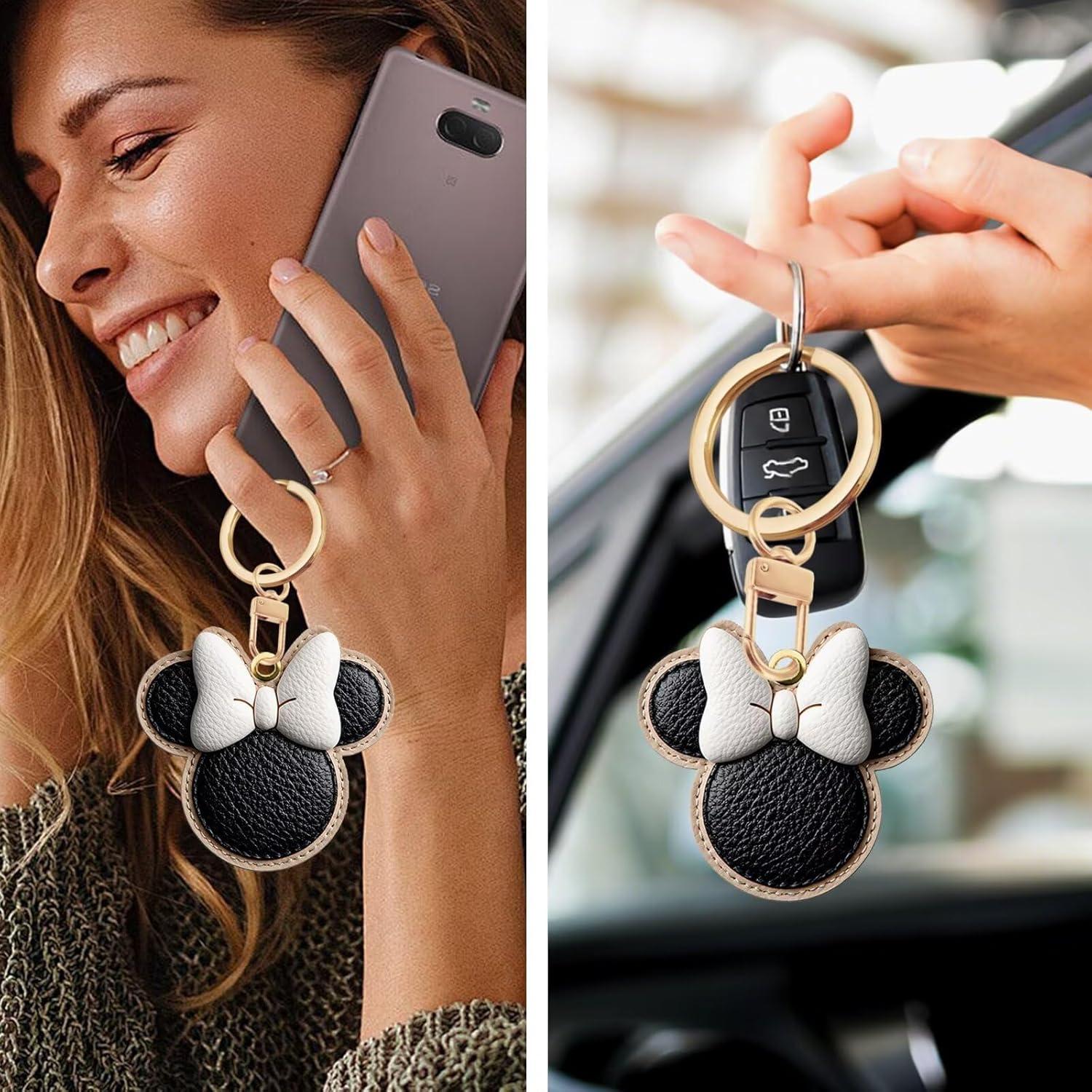 Llavero de Cuero PU Genérico para GPS y Tarjetas 8.9x8.9 cm